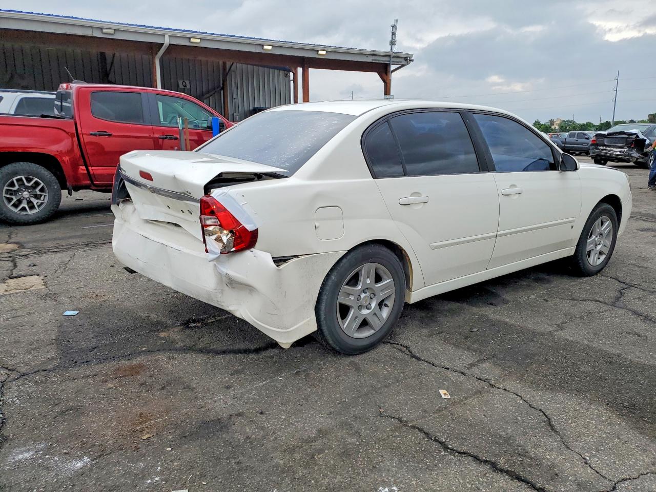 2007 Chevrolet Malibu Lt White vin: 1G1ZT58F67F140459