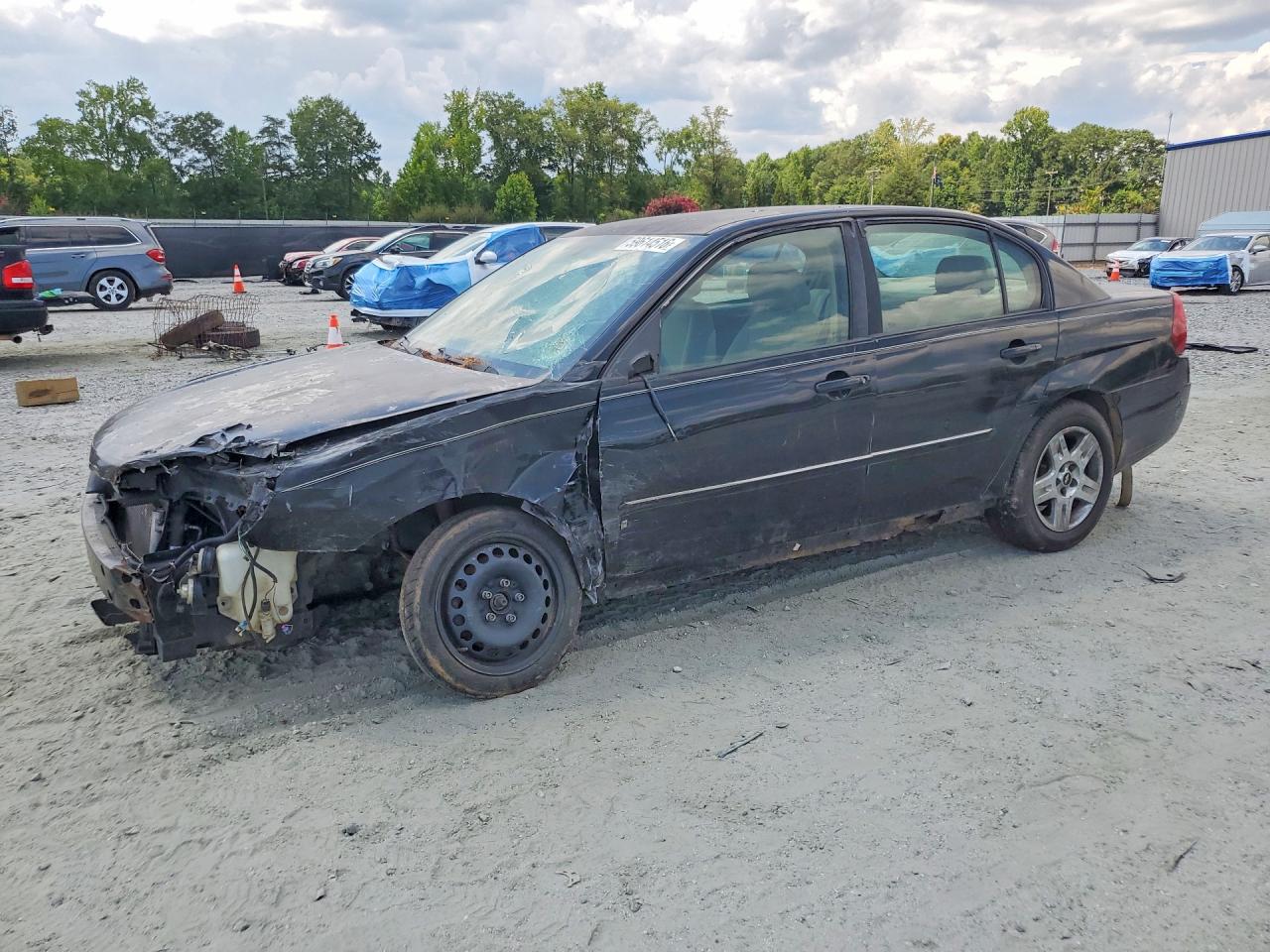 2007 Chevrolet Malibu Lt Black vin: 1G1ZT58F87F301765