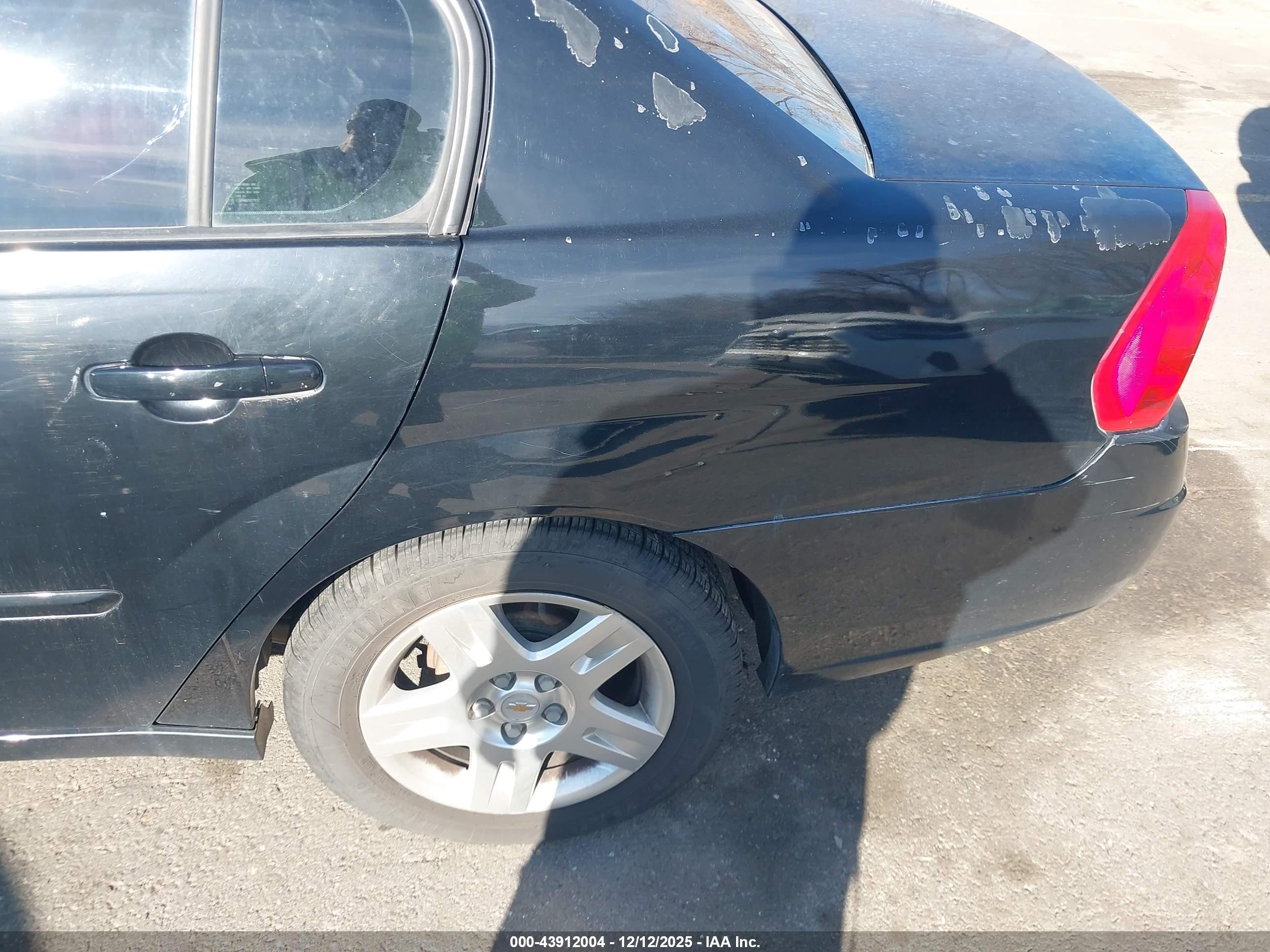 2007 Chevrolet Malibu Lt Black vin: 1G1ZT58FX7F201487