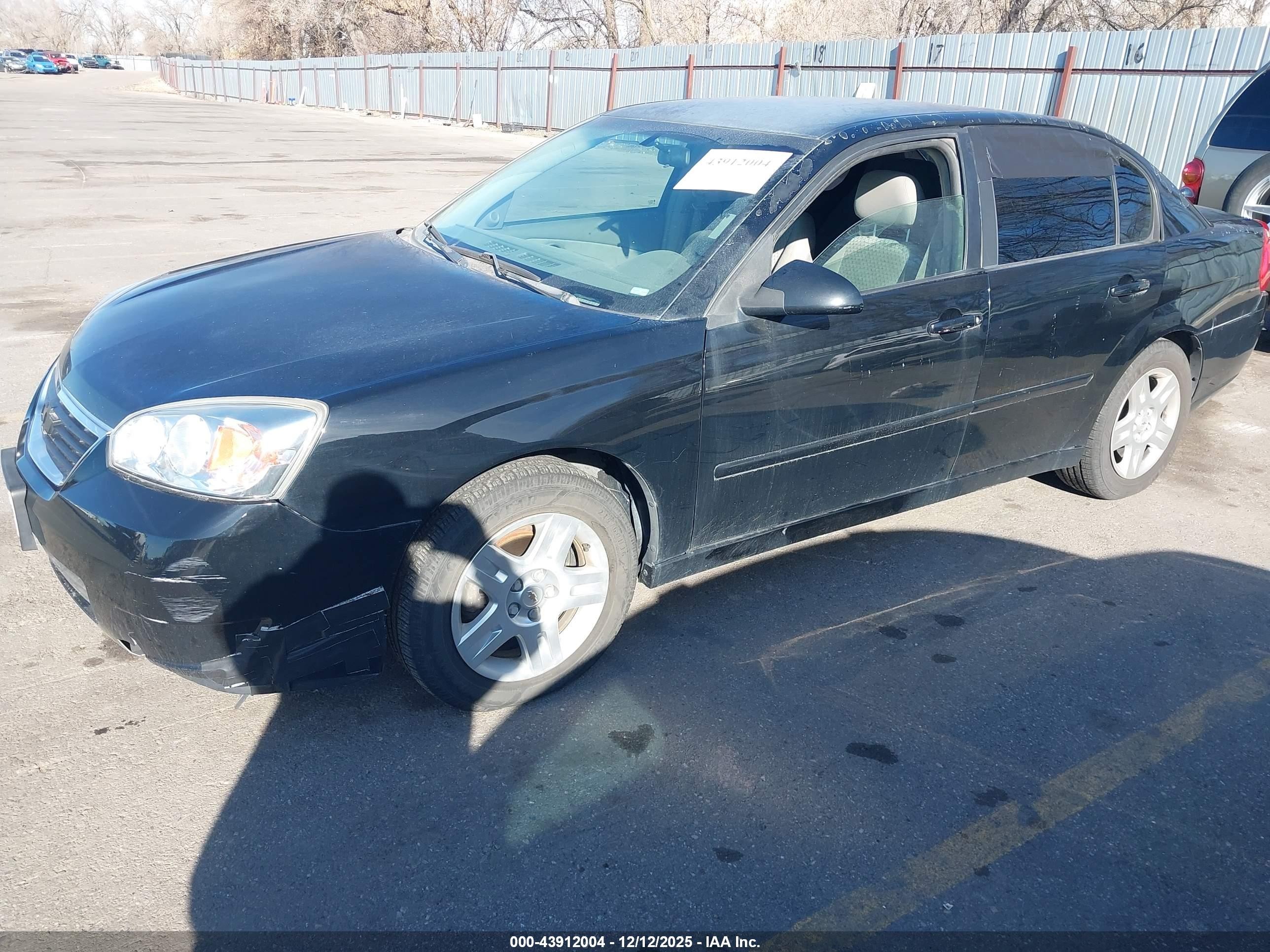 2007 Chevrolet Malibu Lt Black vin: 1G1ZT58FX7F201487