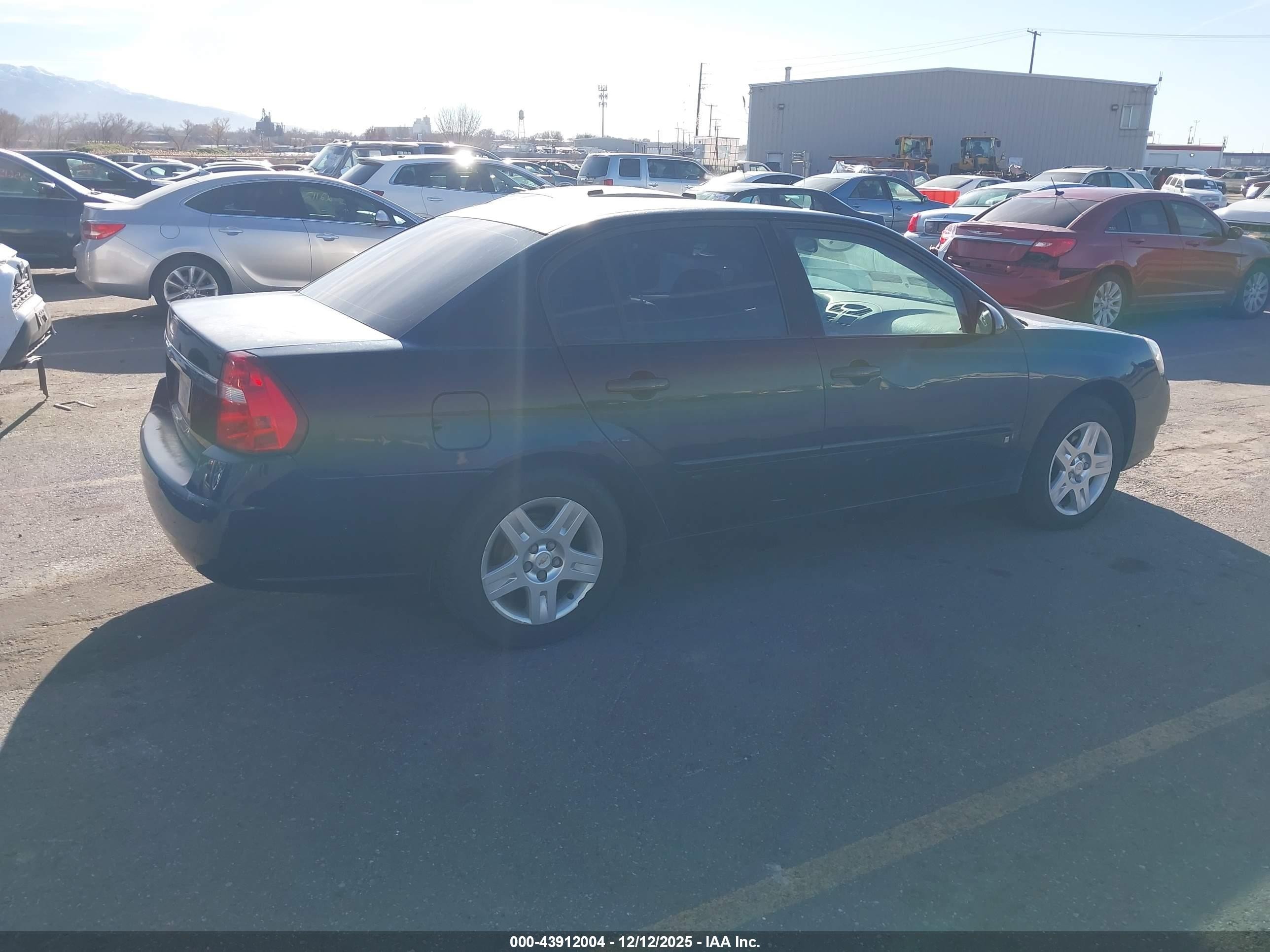 2007 Chevrolet Malibu Lt Black vin: 1G1ZT58FX7F201487