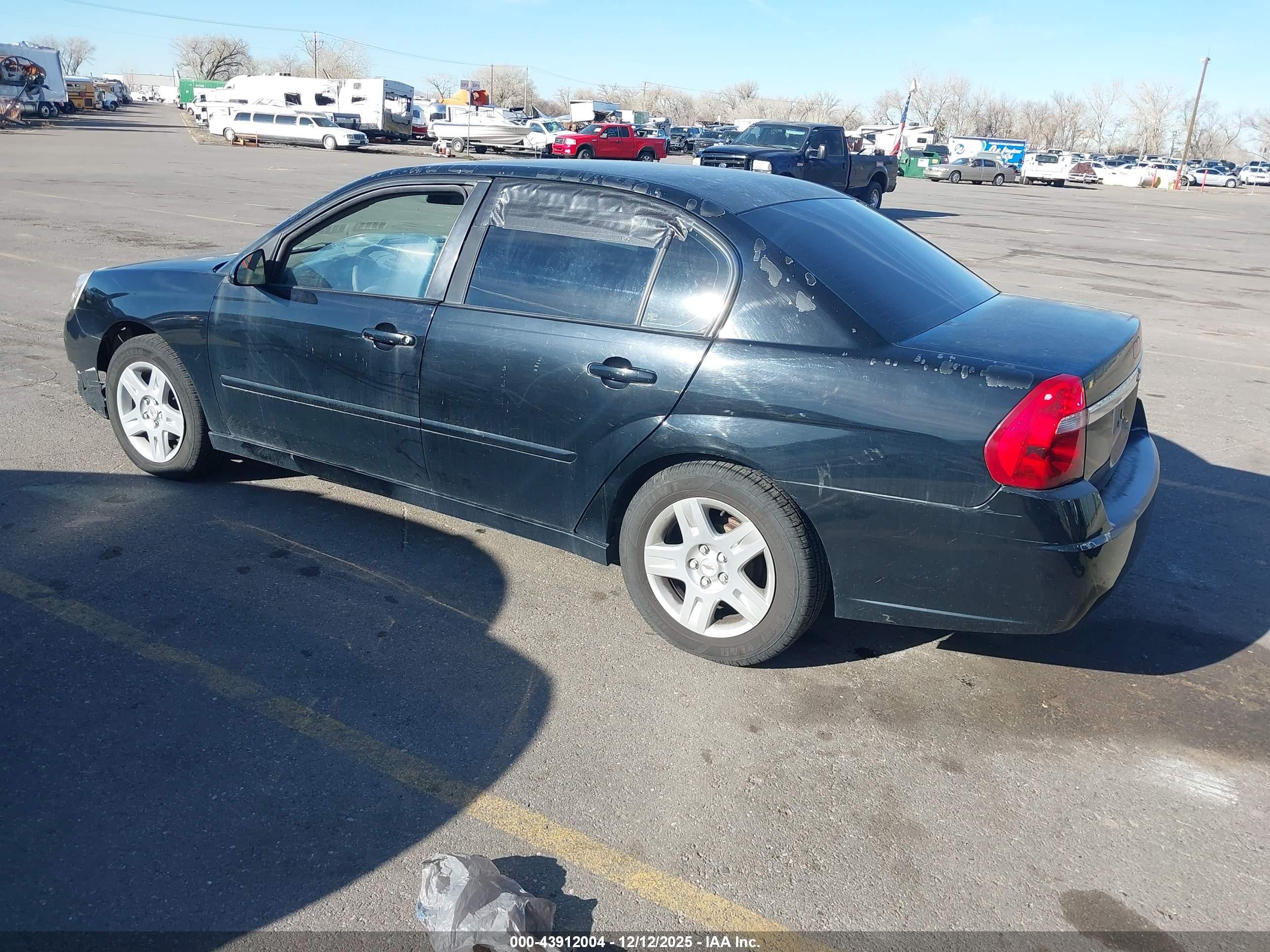 2007 Chevrolet Malibu Lt Black vin: 1G1ZT58FX7F201487