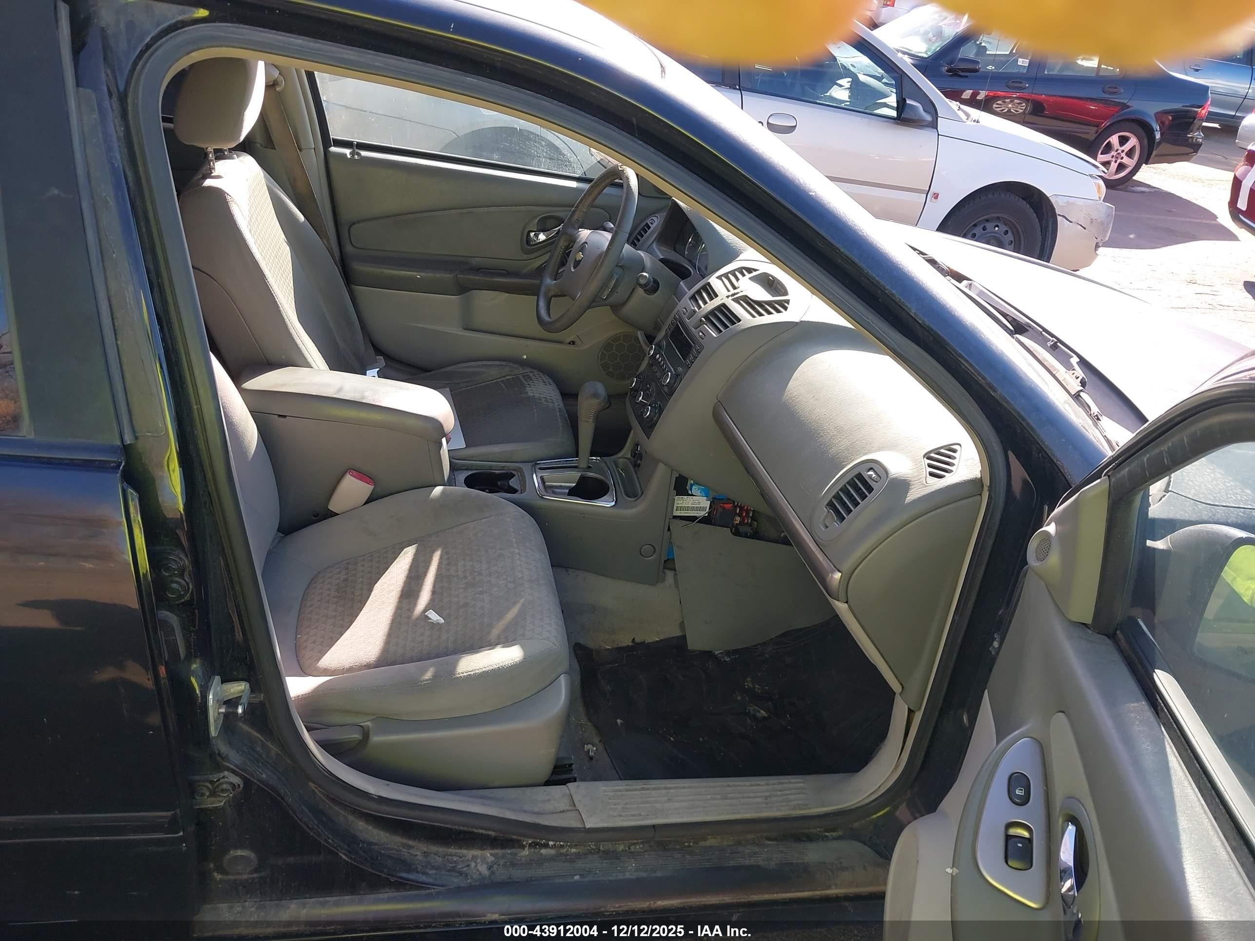 2007 Chevrolet Malibu Lt Black vin: 1G1ZT58FX7F201487