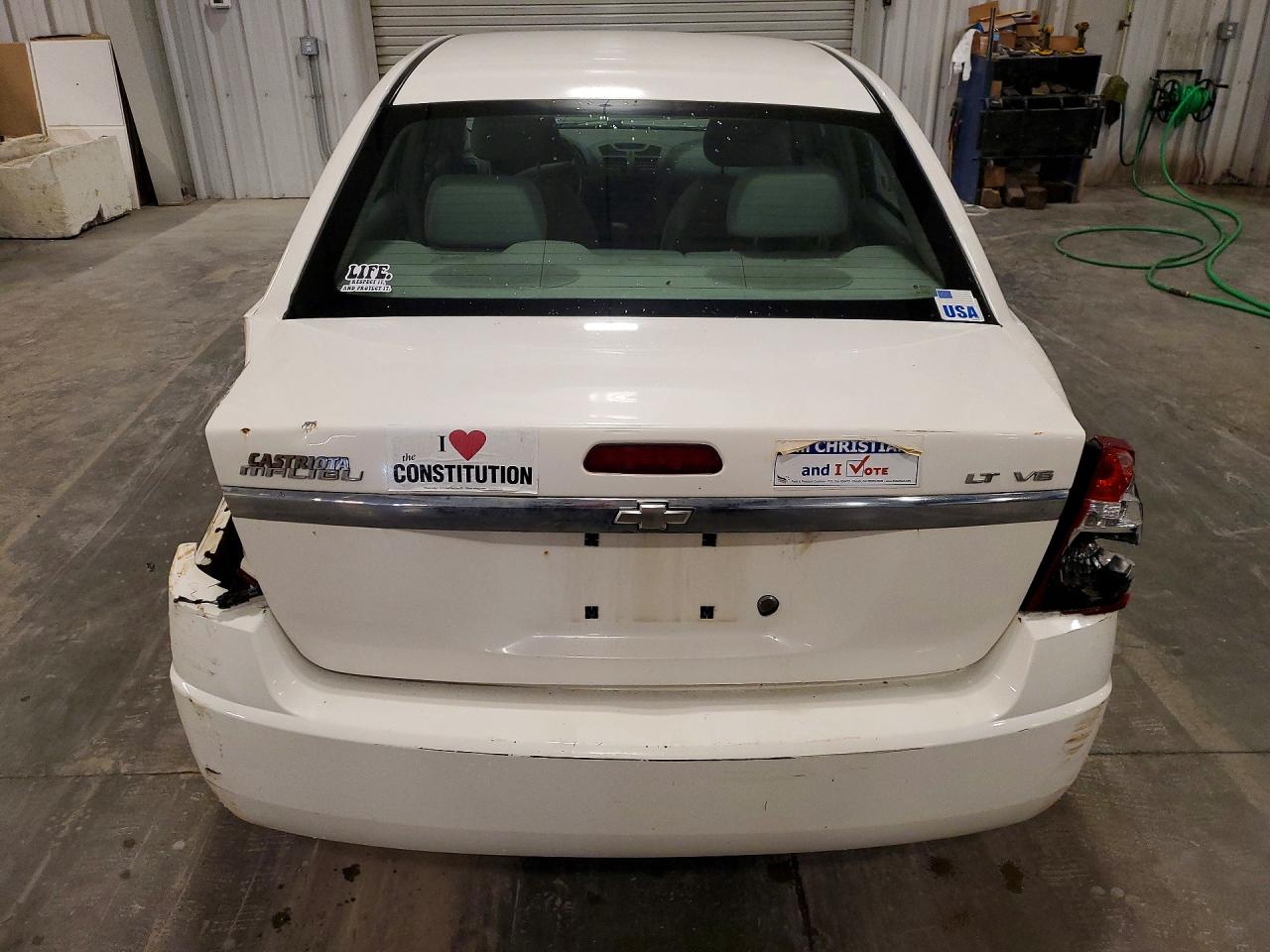 2008 Chevrolet Malibu Lt White vin: 1G1ZT58N08F147710