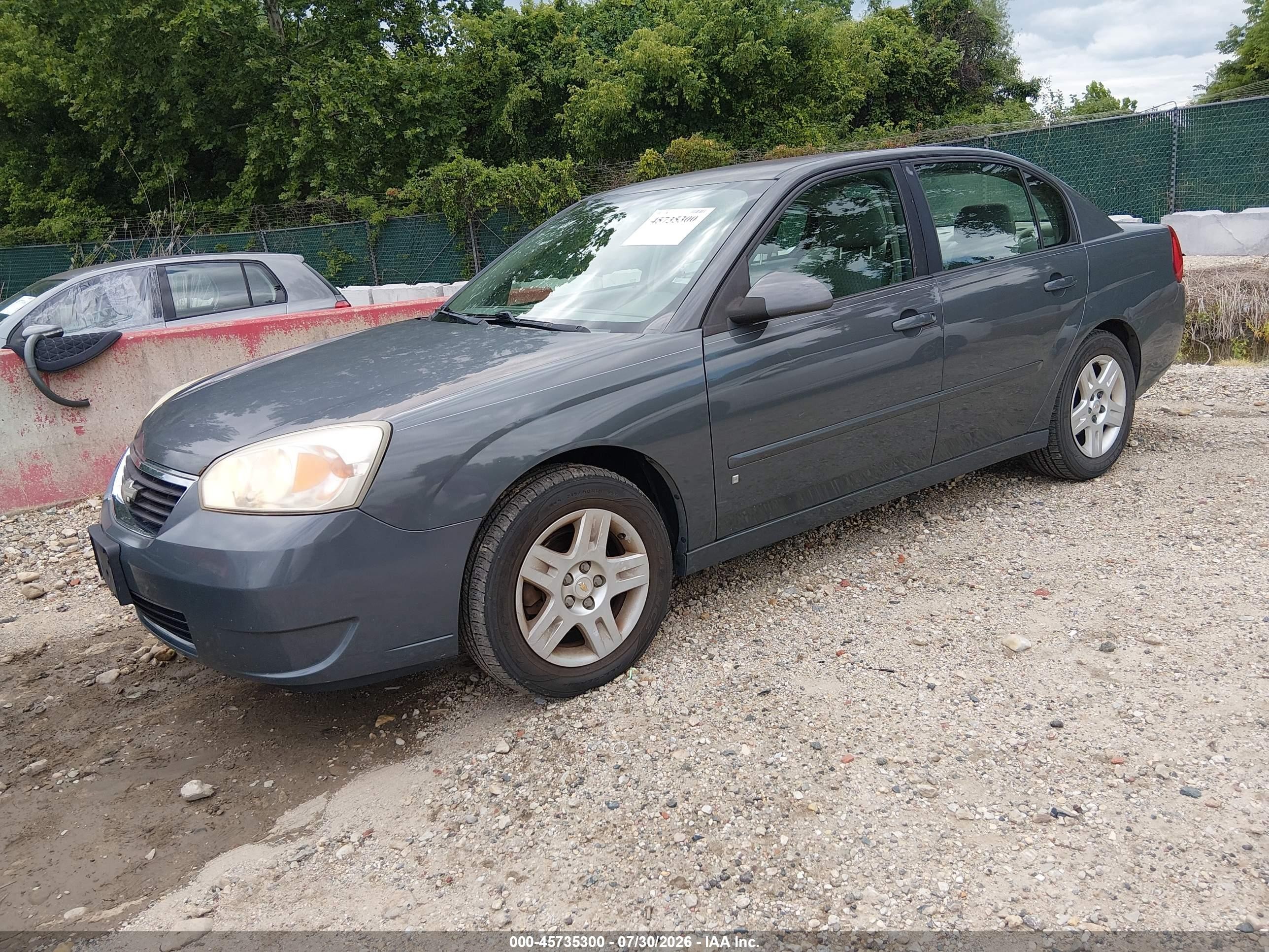 2007 Chevrolet Malibu Lt W/2lt Gray vin: 1G1ZT58N27F177936