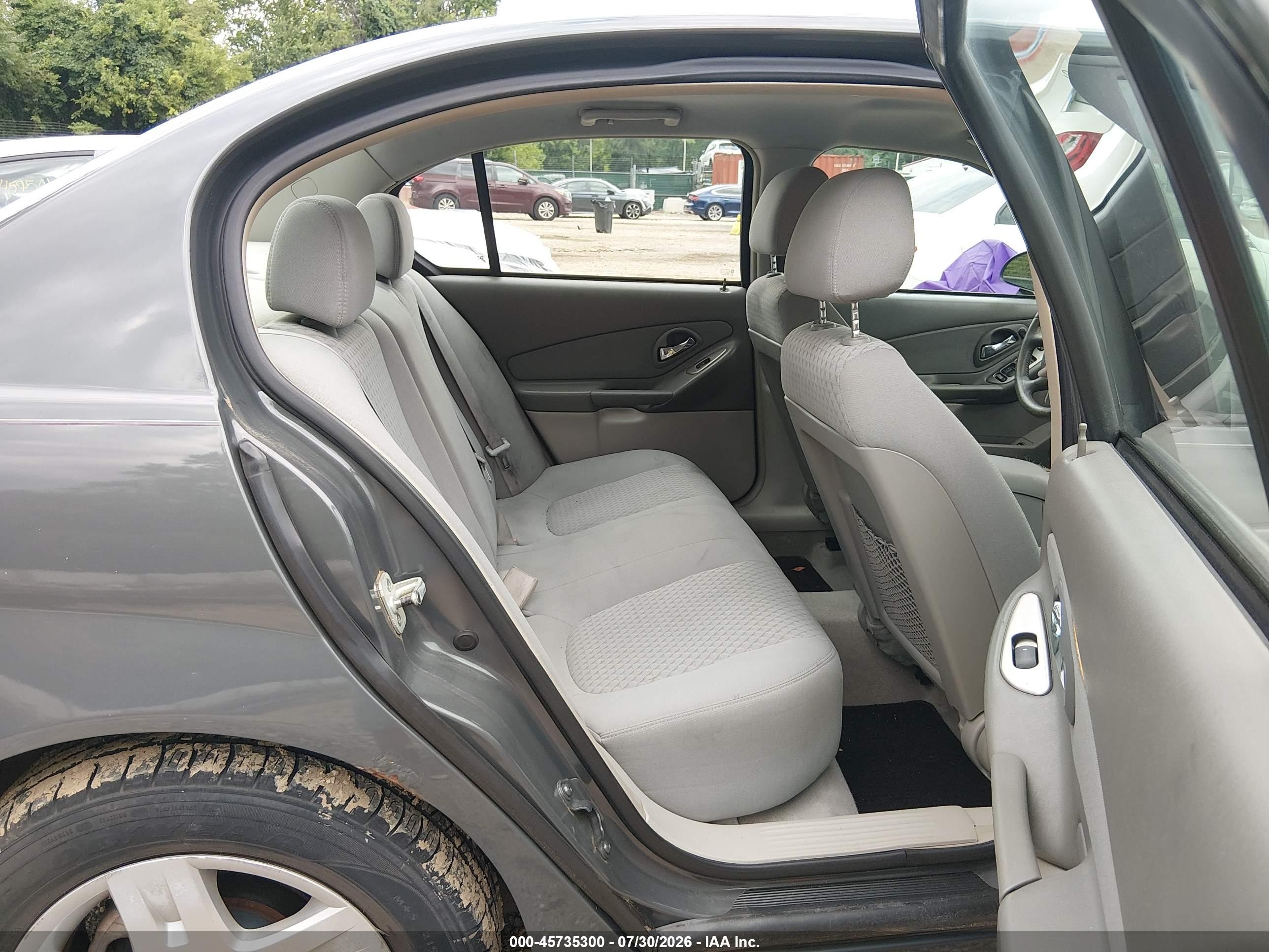 2007 Chevrolet Malibu Lt W/2lt Gray vin: 1G1ZT58N27F177936