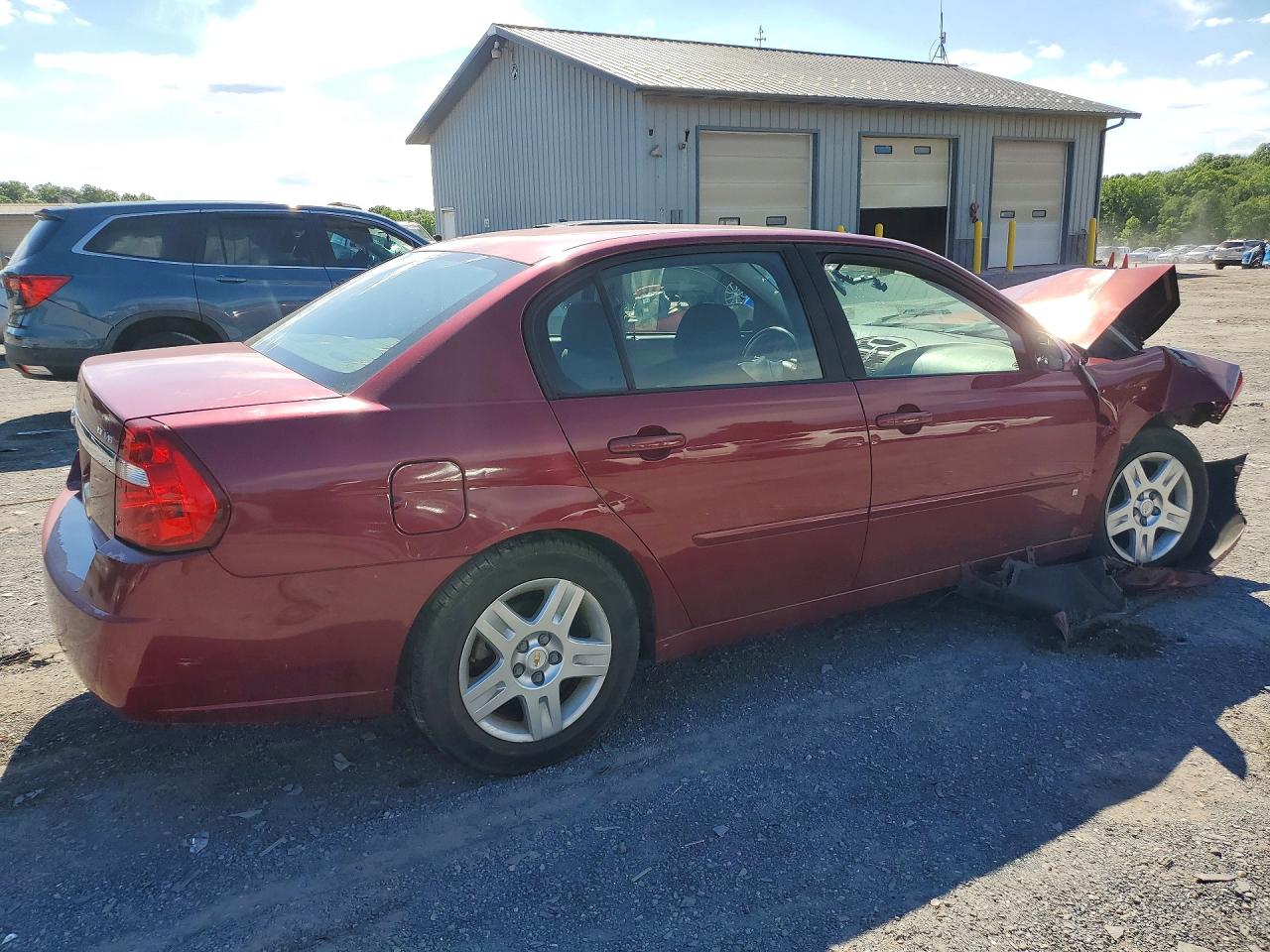 2007 Chevrolet Malibu Lt Maroon vin: 1G1ZT58N37F156593