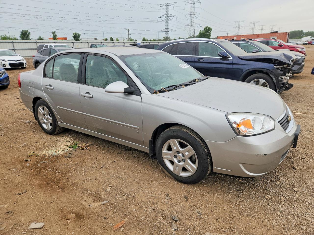 2007 Chevrolet Malibu Lt Silver vin: 1G1ZT58N47F256086