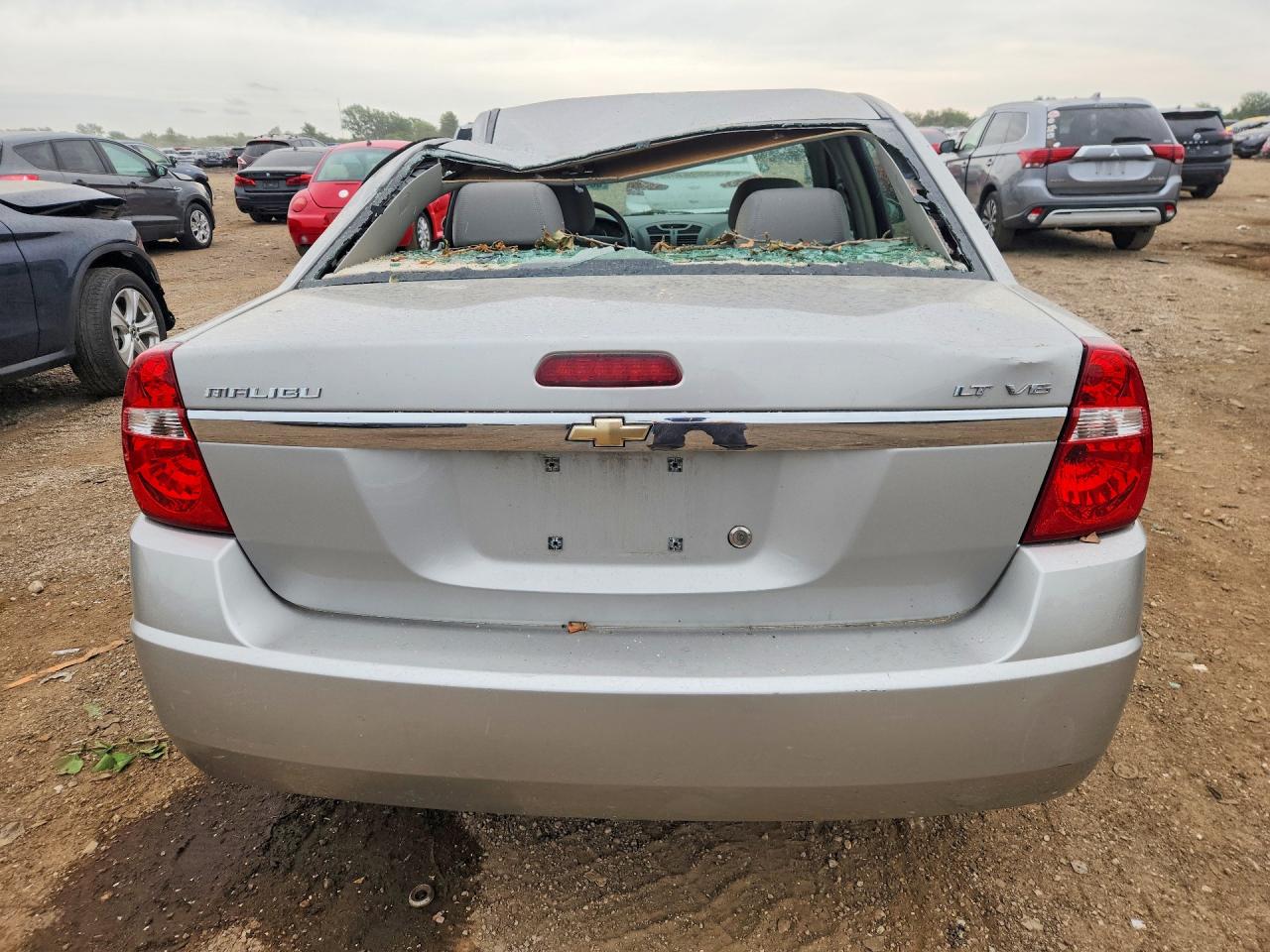 2007 Chevrolet Malibu Lt Silver vin: 1G1ZT58N47F256086