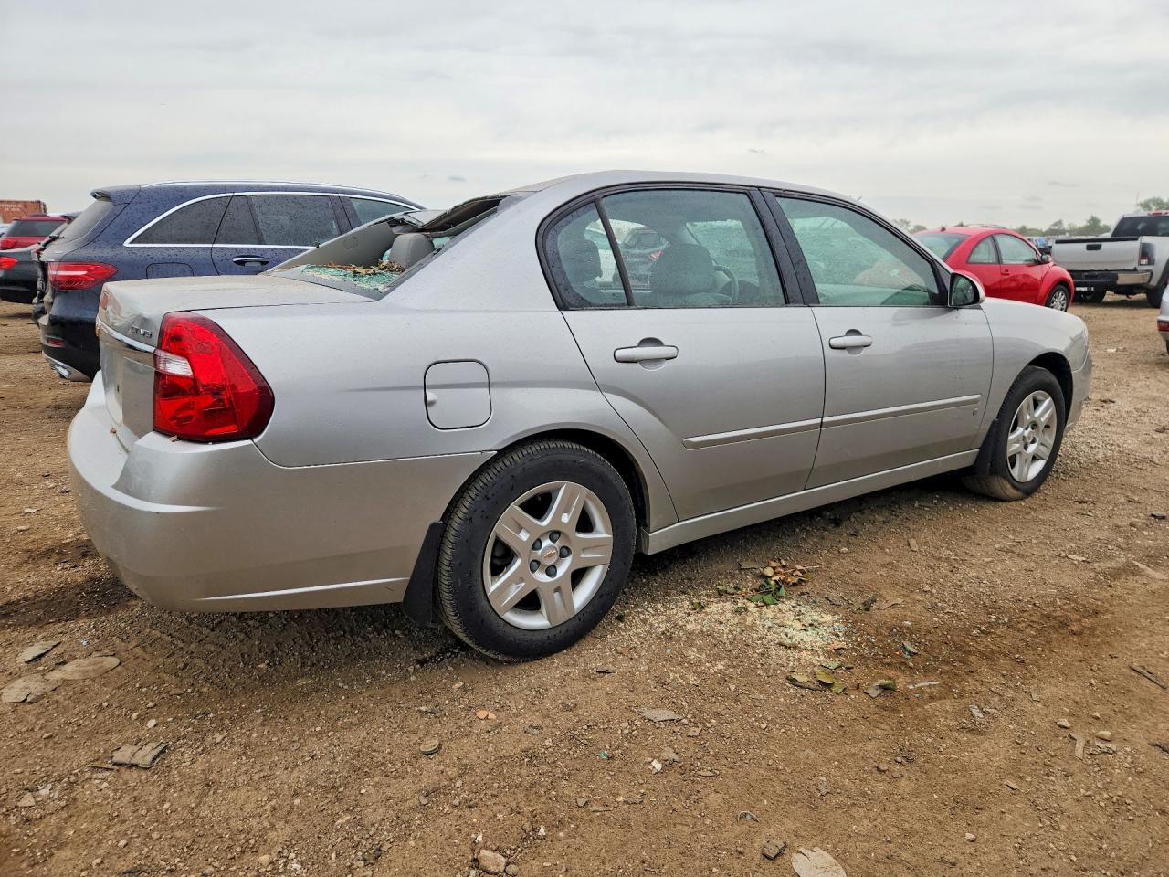 2007 Chevrolet Malibu Lt Silver vin: 1G1ZT58N47F256086