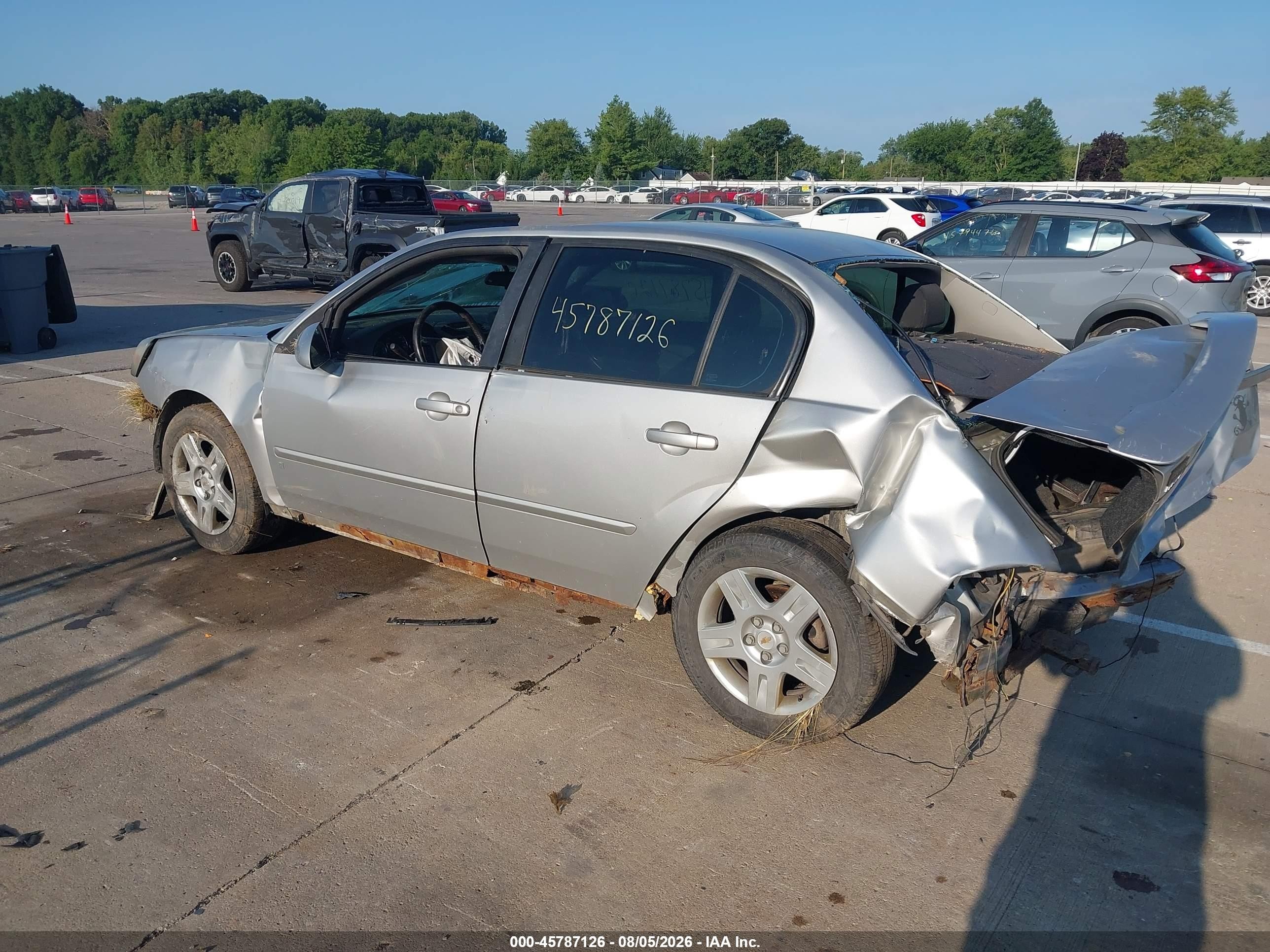 2007 Chevrolet Malibu Lt W/2lt Серебряный vin: 1G1ZT58N77F159058