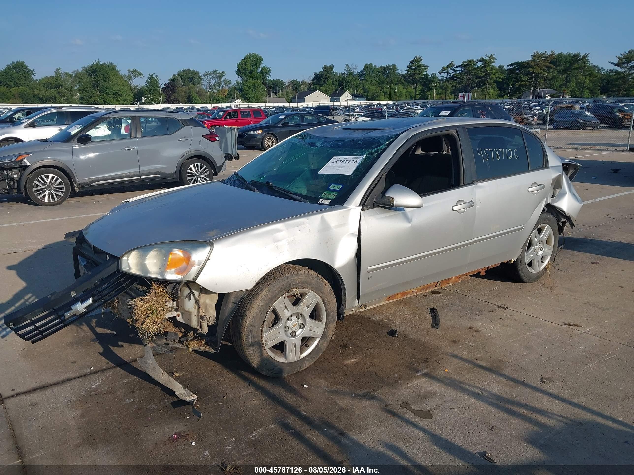2007 Chevrolet Malibu Lt W/2lt Серебряный vin: 1G1ZT58N77F159058