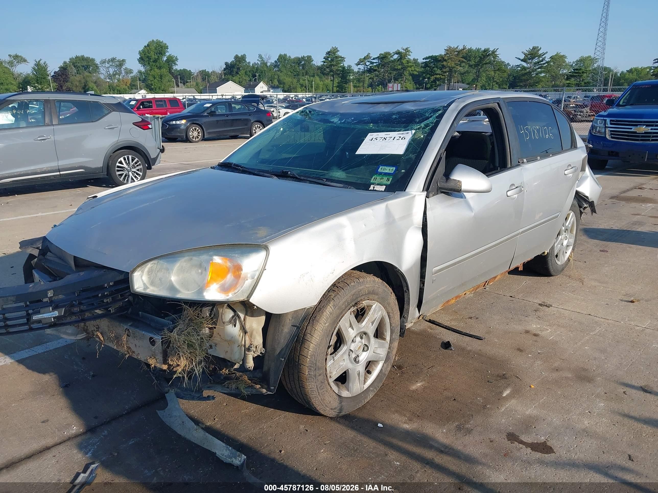 2007 Chevrolet Malibu Lt W/2lt Серебряный vin: 1G1ZT58N77F159058