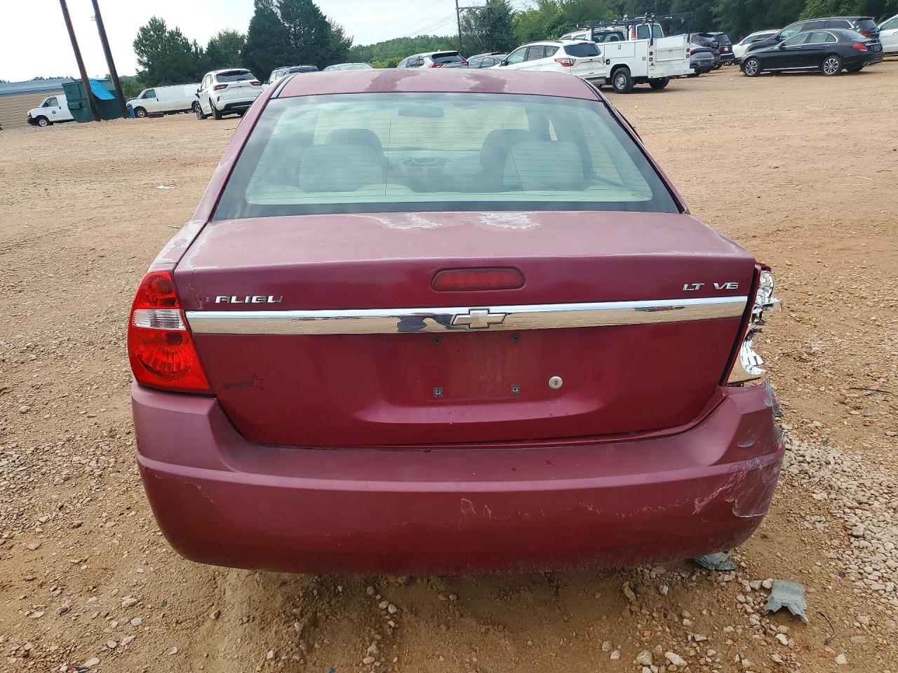 2007 Chevrolet Malibu Lt Burgundy vin: 1G1ZT58N77F173722