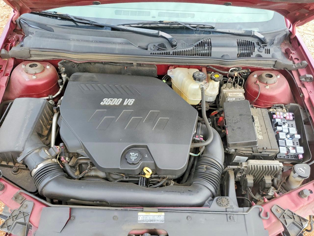 2007 Chevrolet Malibu Lt Burgundy vin: 1G1ZT58N77F173722