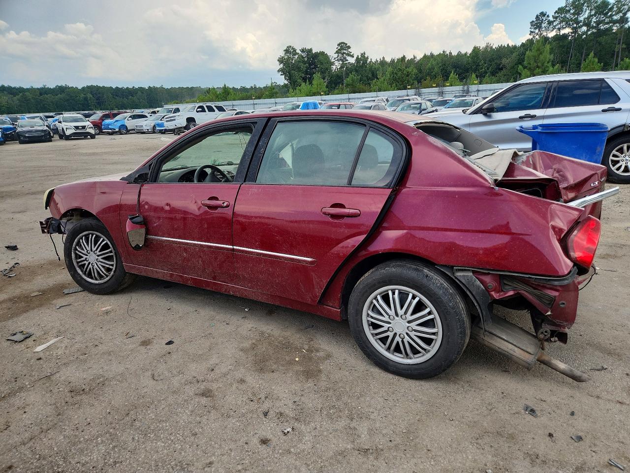 2007 Chevrolet Malibu Lt Бордовый vin: 1G1ZT58N97F204565