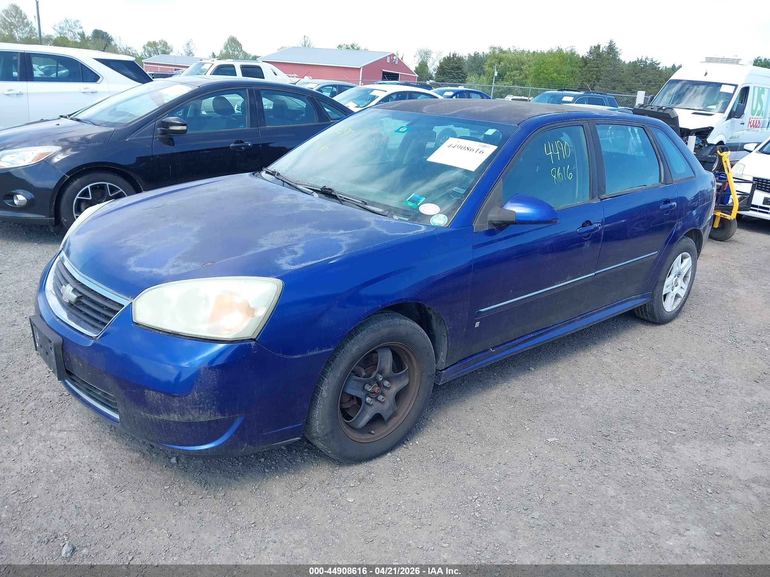 2006 Chevrolet Malibu Maxx Lt Синий vin: 1G1ZT61816F218145