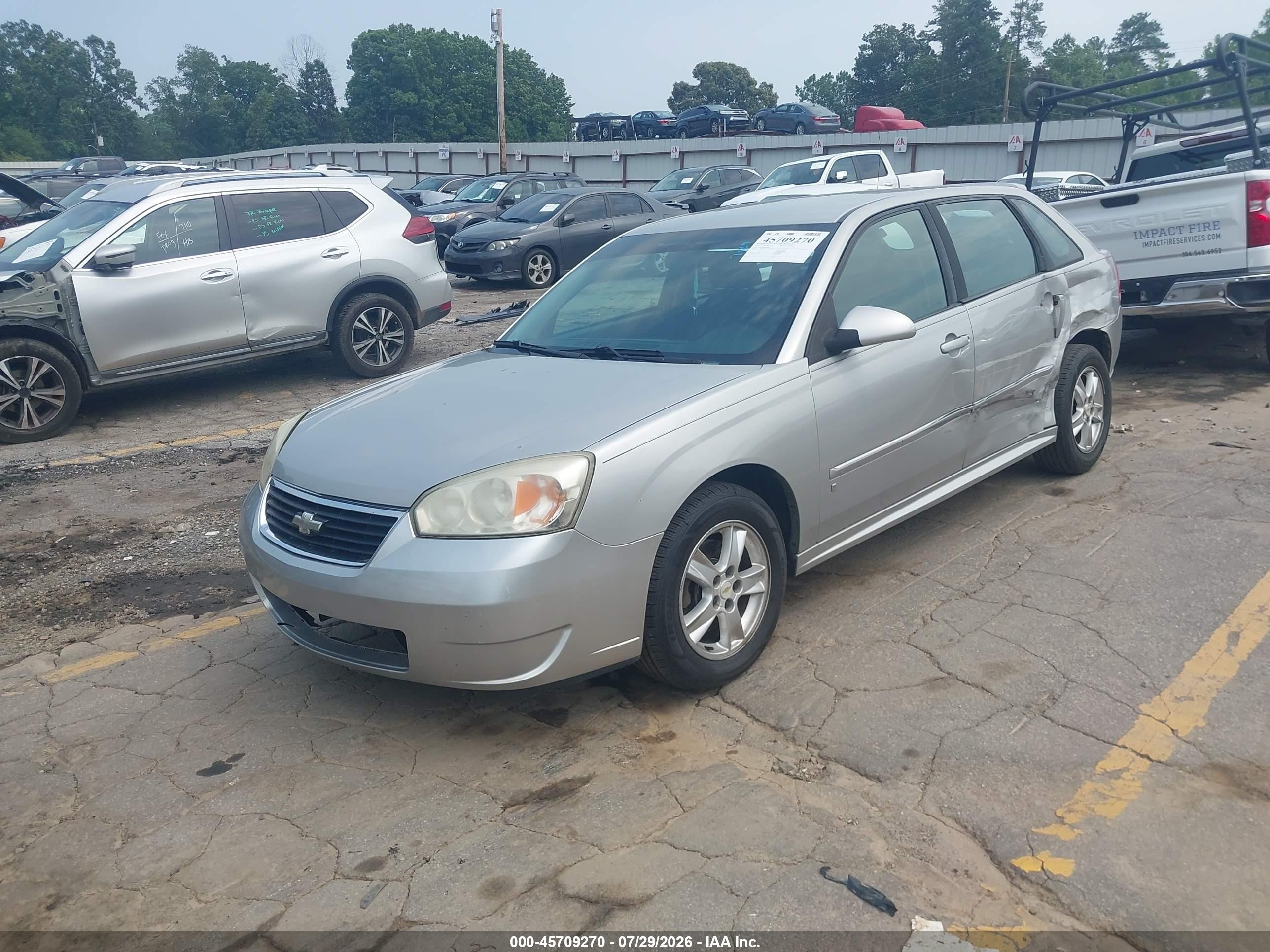 2006 Chevrolet Malibu Maxx Lt Silver vin: 1G1ZT61836F169286