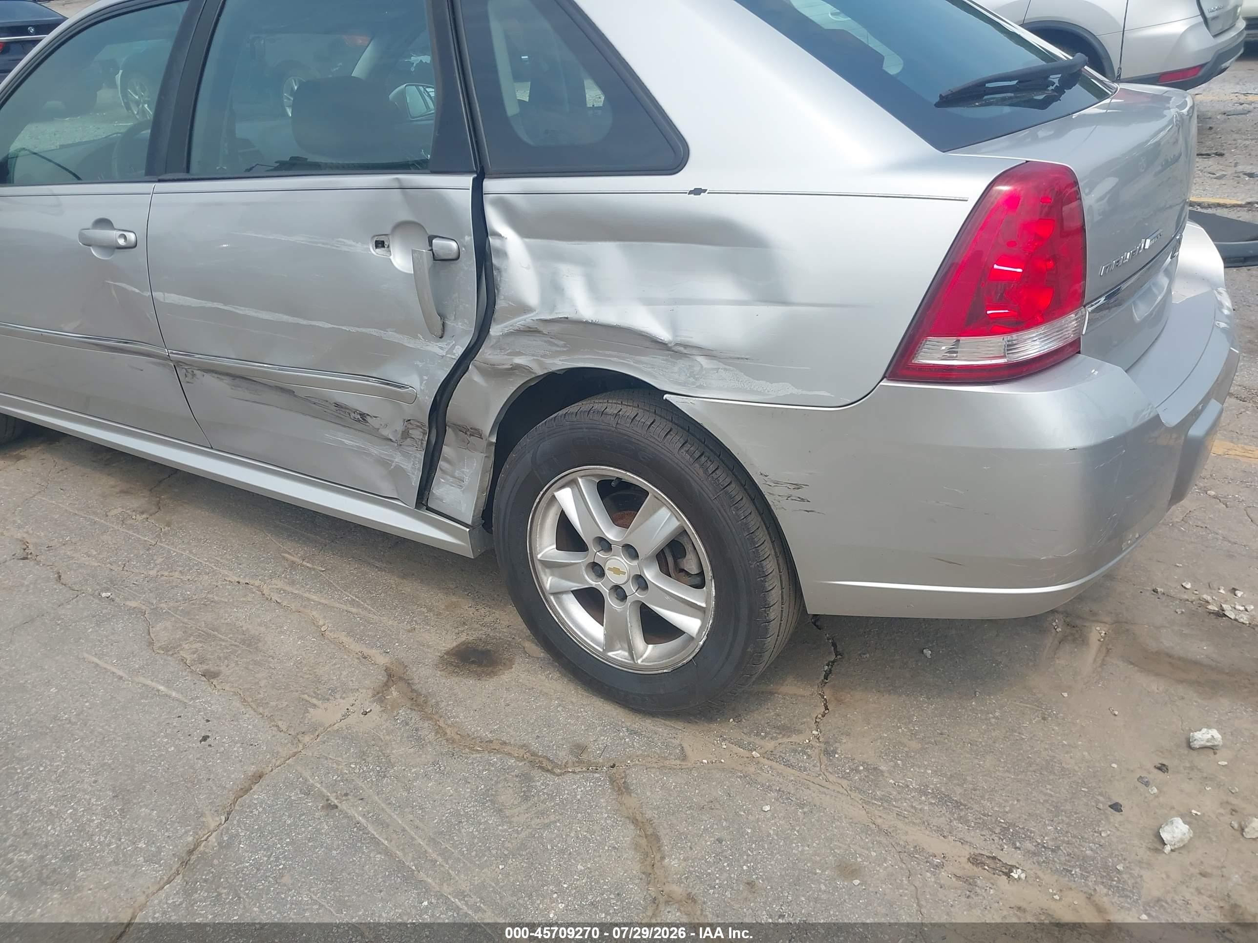 2006 Chevrolet Malibu Maxx Lt Silver vin: 1G1ZT61836F169286