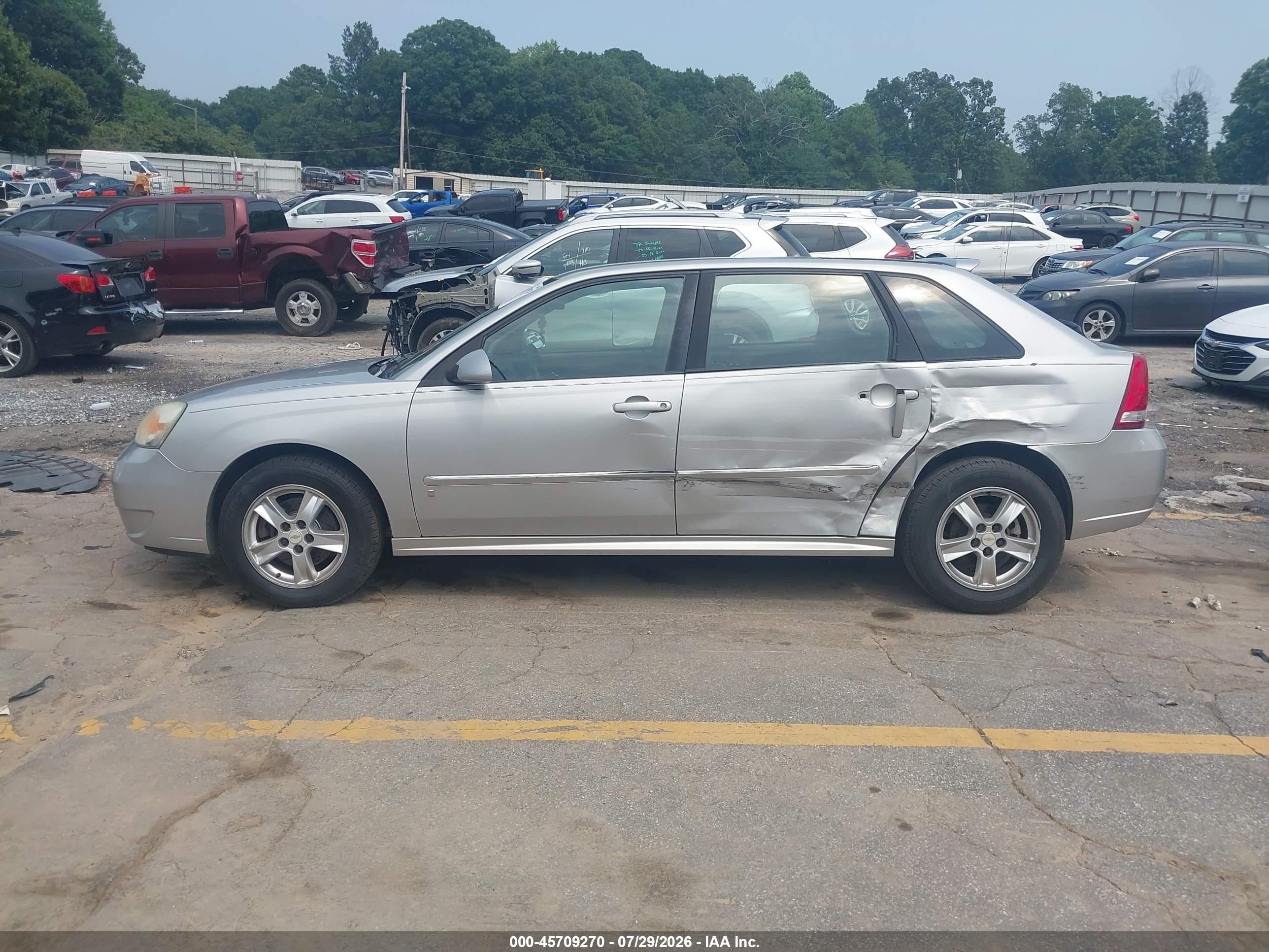 2006 Chevrolet Malibu Maxx Lt Silver vin: 1G1ZT61836F169286