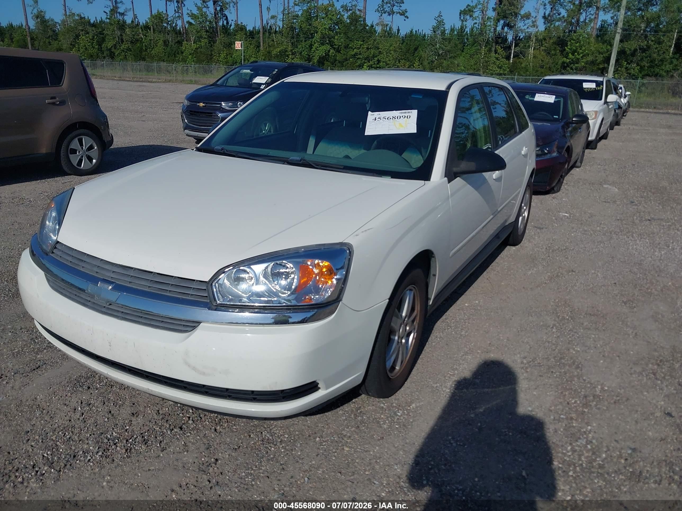 2005 Chevrolet Malibu Maxx Ls White vin: 1G1ZT62835F102975