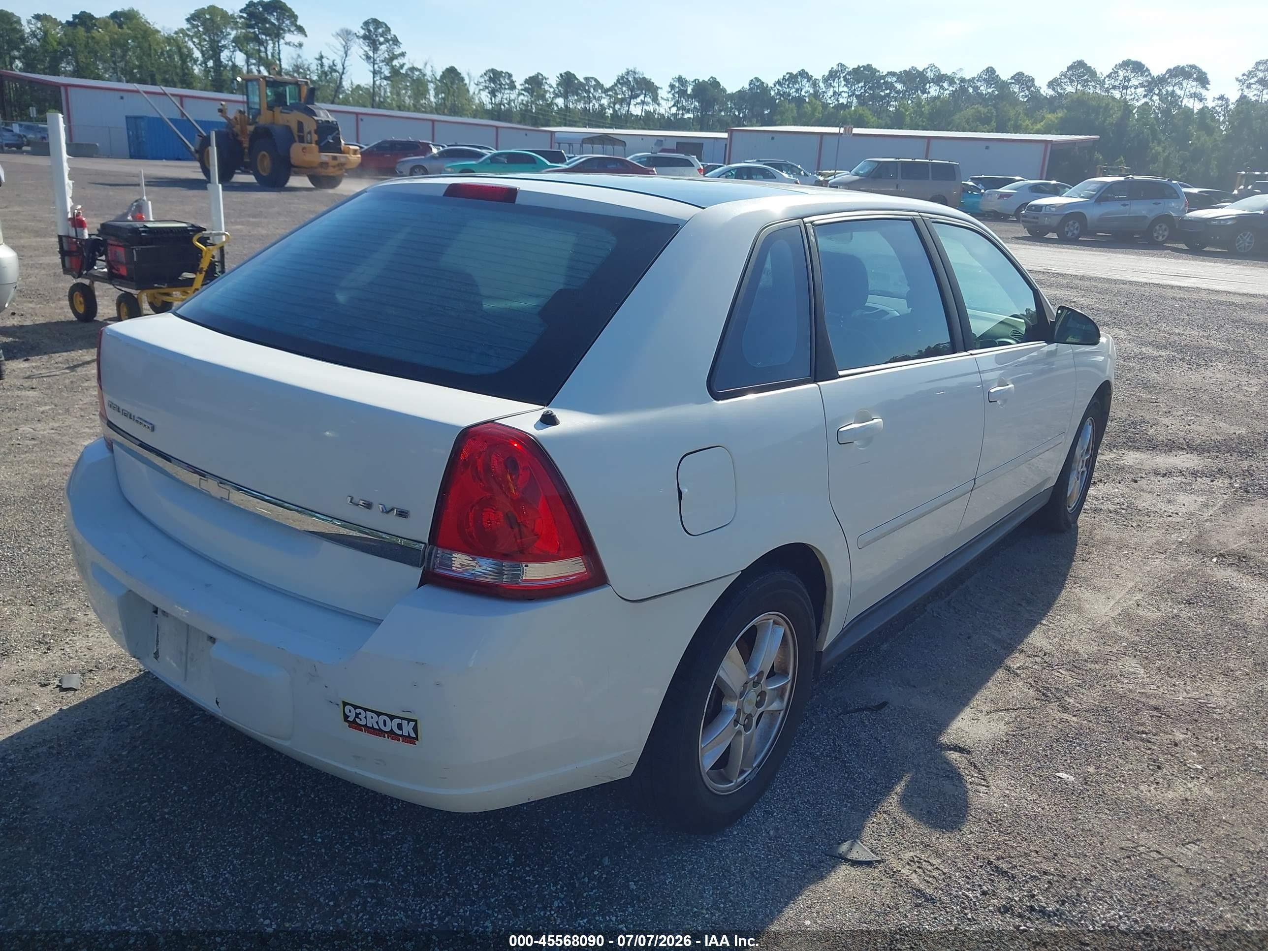 2005 Chevrolet Malibu Maxx Ls White vin: 1G1ZT62835F102975