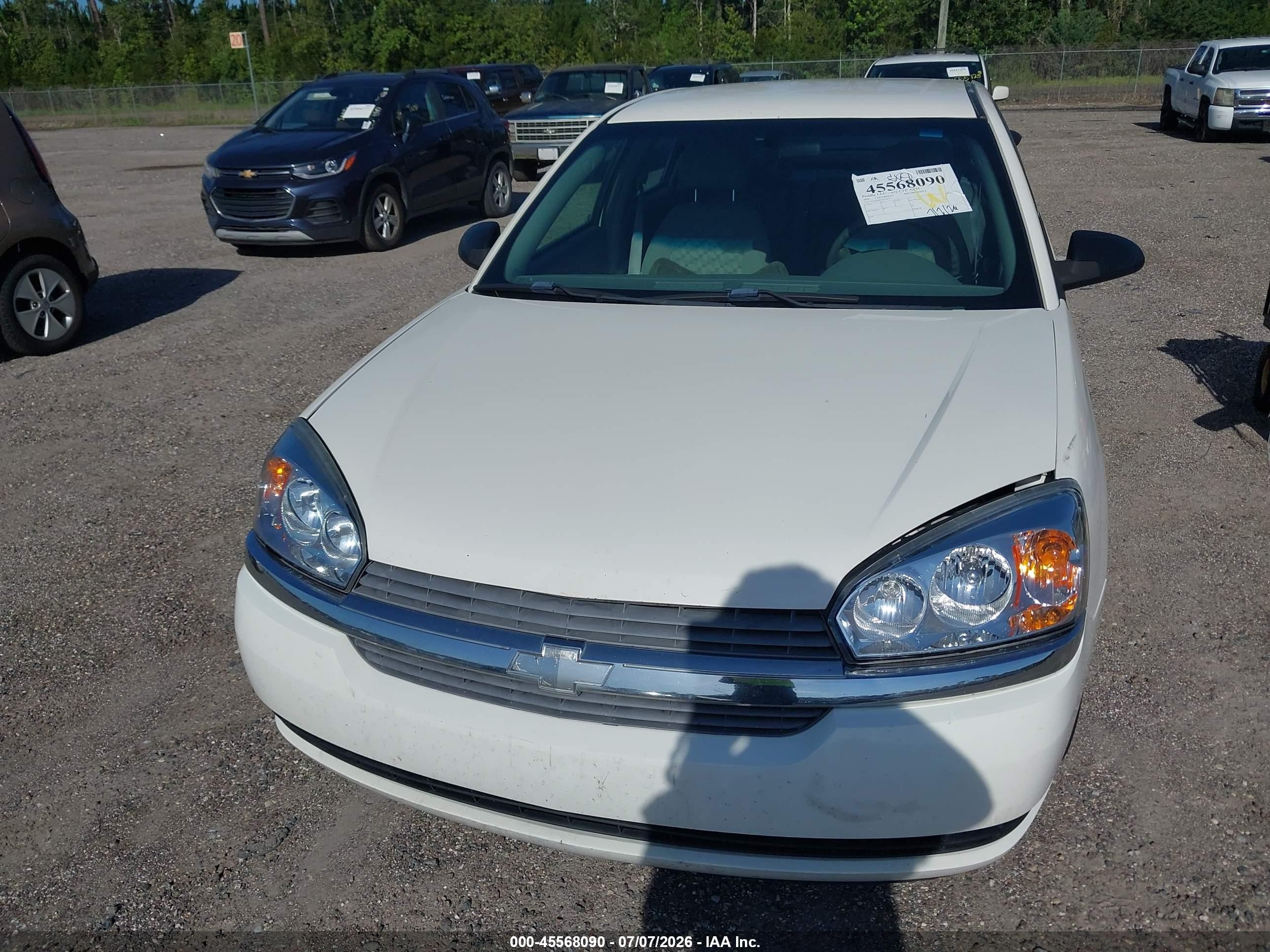 2005 Chevrolet Malibu Maxx Ls White vin: 1G1ZT62835F102975