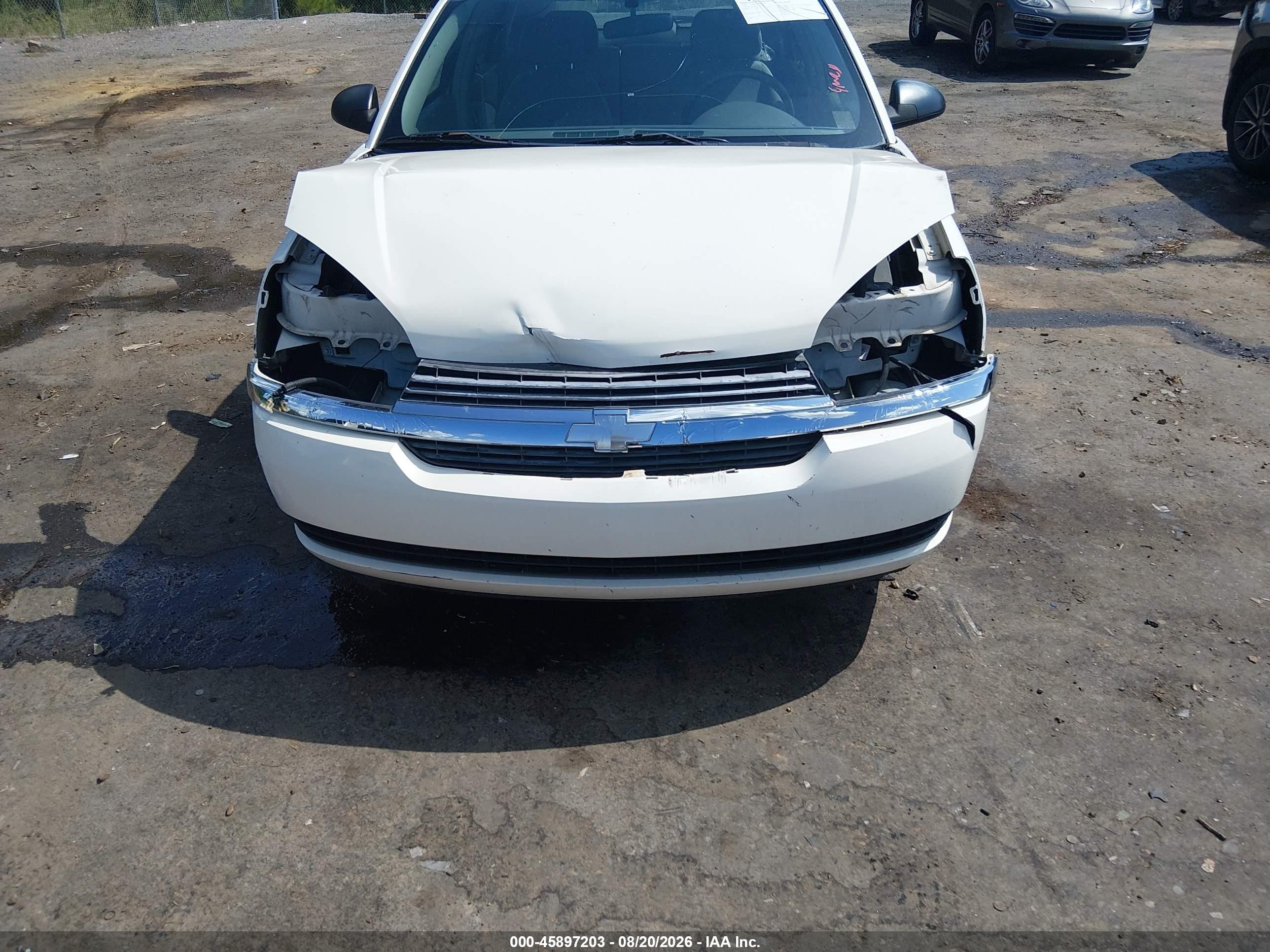2005 Chevrolet Malibu Maxx Ls White vin: 1G1ZT62835F198106
