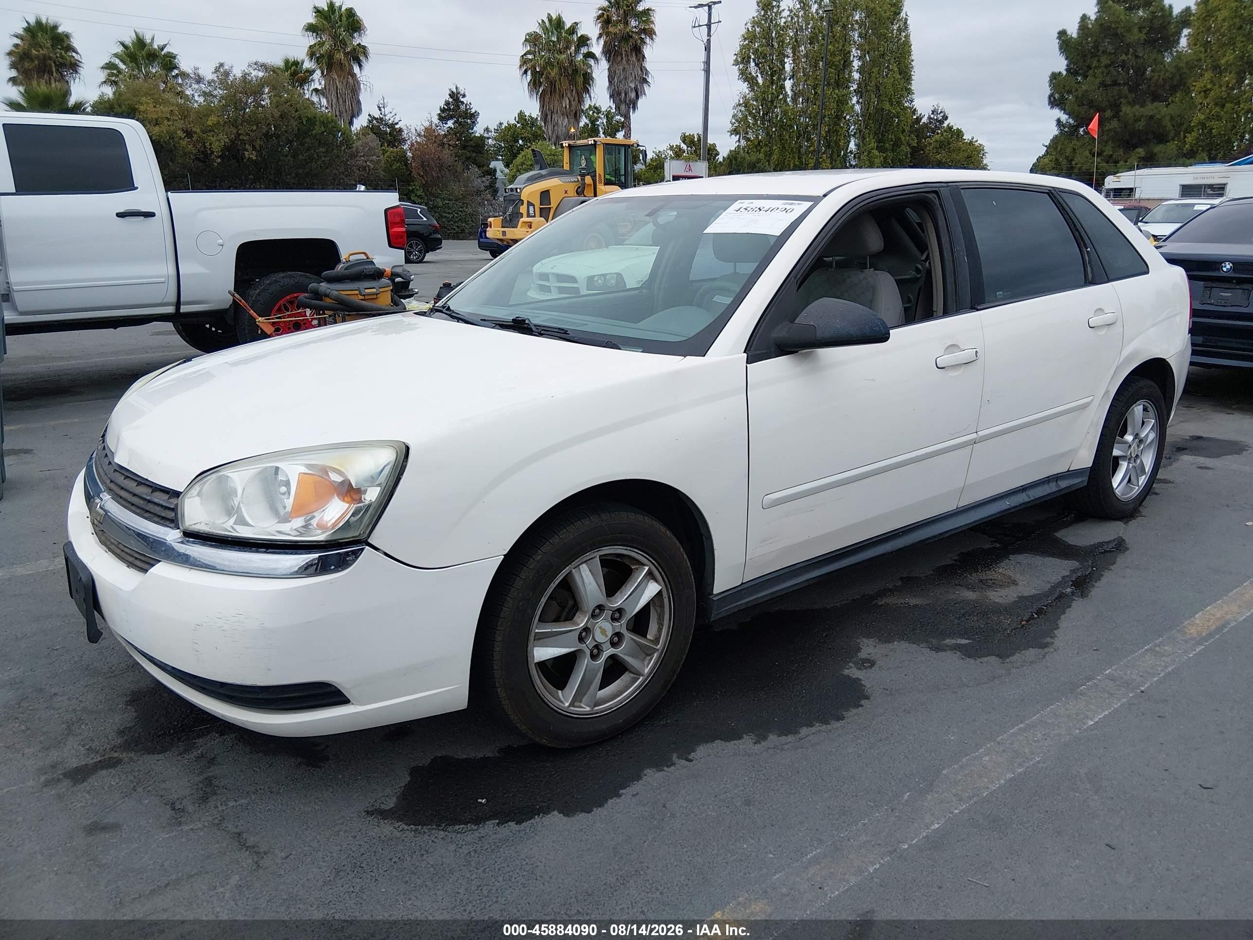 2005 Chevrolet Malibu Maxx Ls Белый vin: 1G1ZT62845F275940