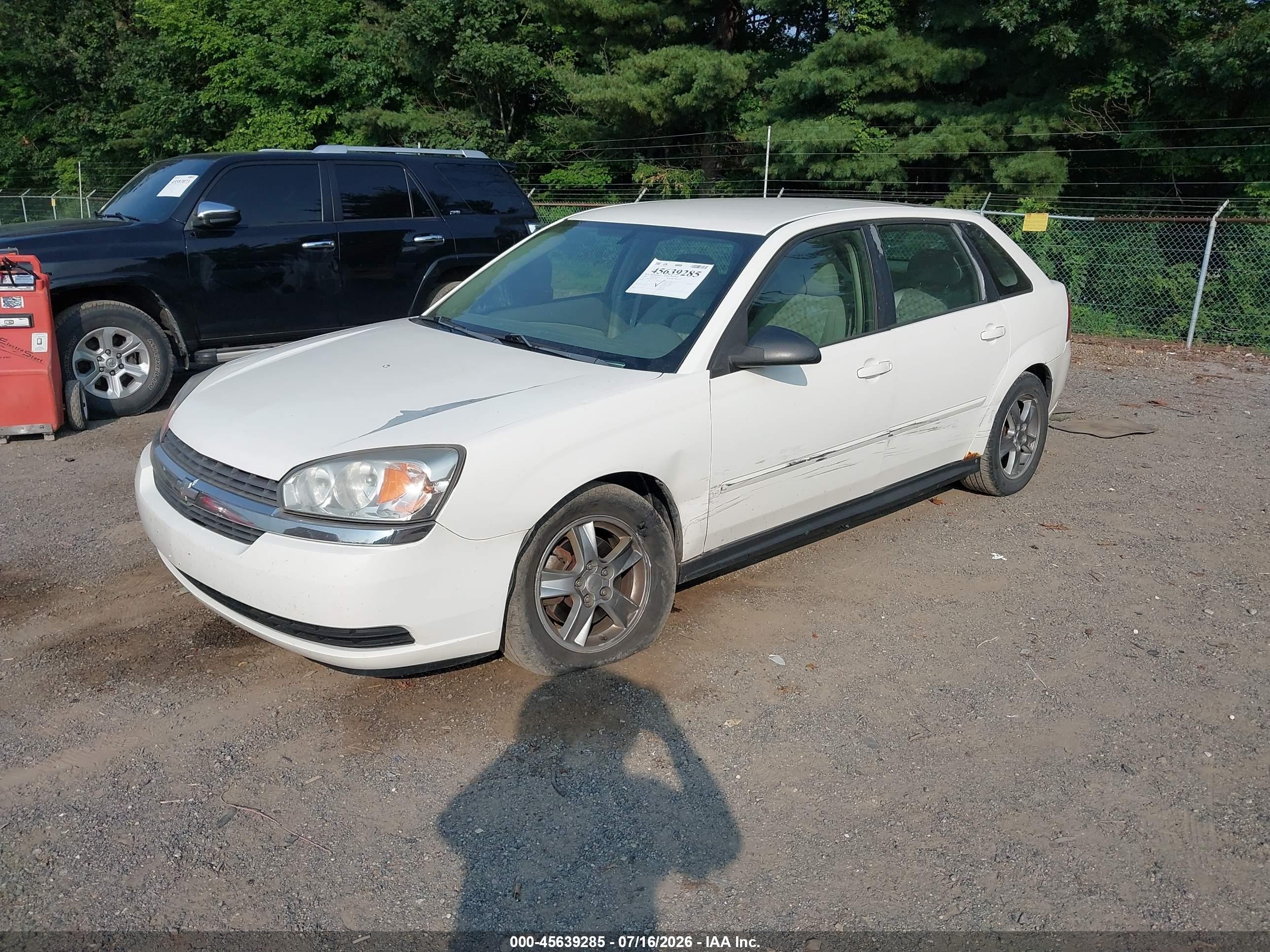 2005 Chevrolet Malibu Maxx Ls White vin: 1G1ZT62865F207879