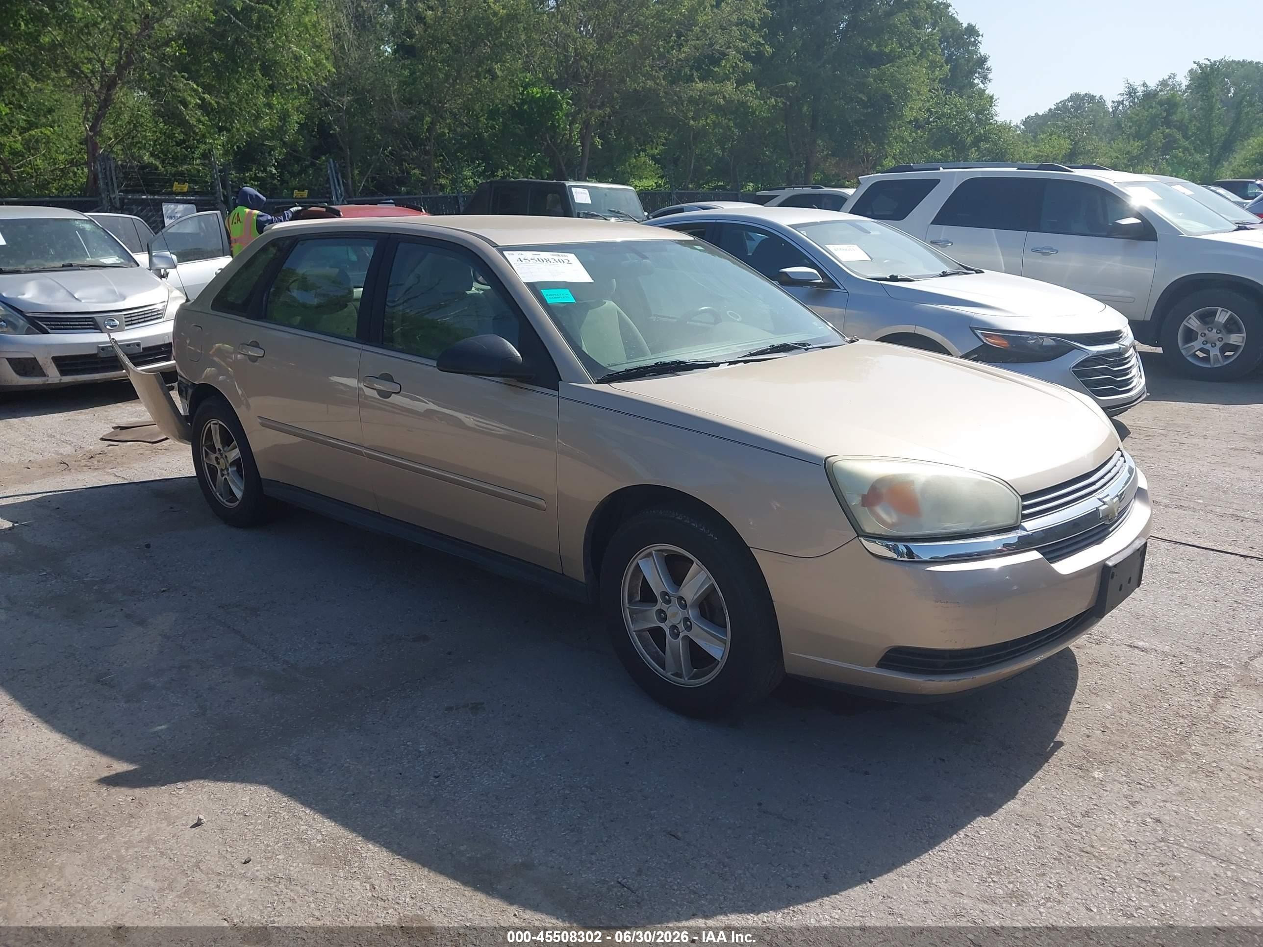 2005 Chevrolet Malibu Maxx Ls Tan vin: 1G1ZT62865F316357