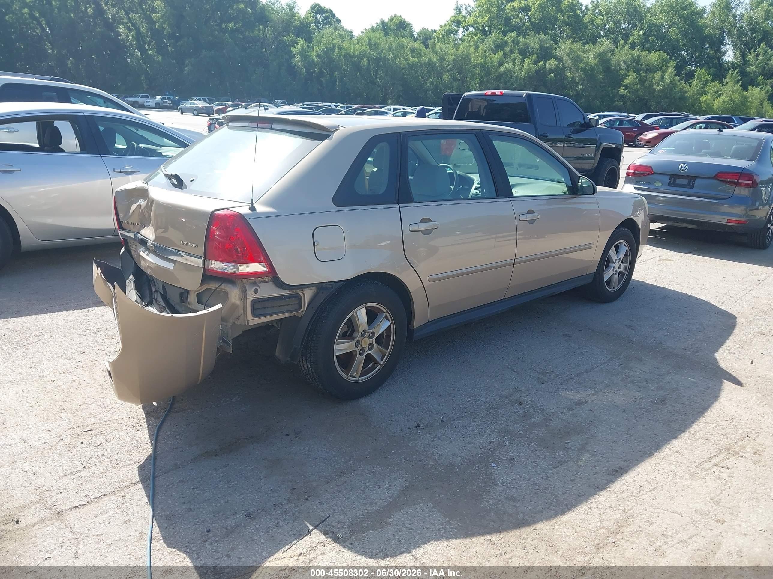 2005 Chevrolet Malibu Maxx Ls Tan vin: 1G1ZT62865F316357