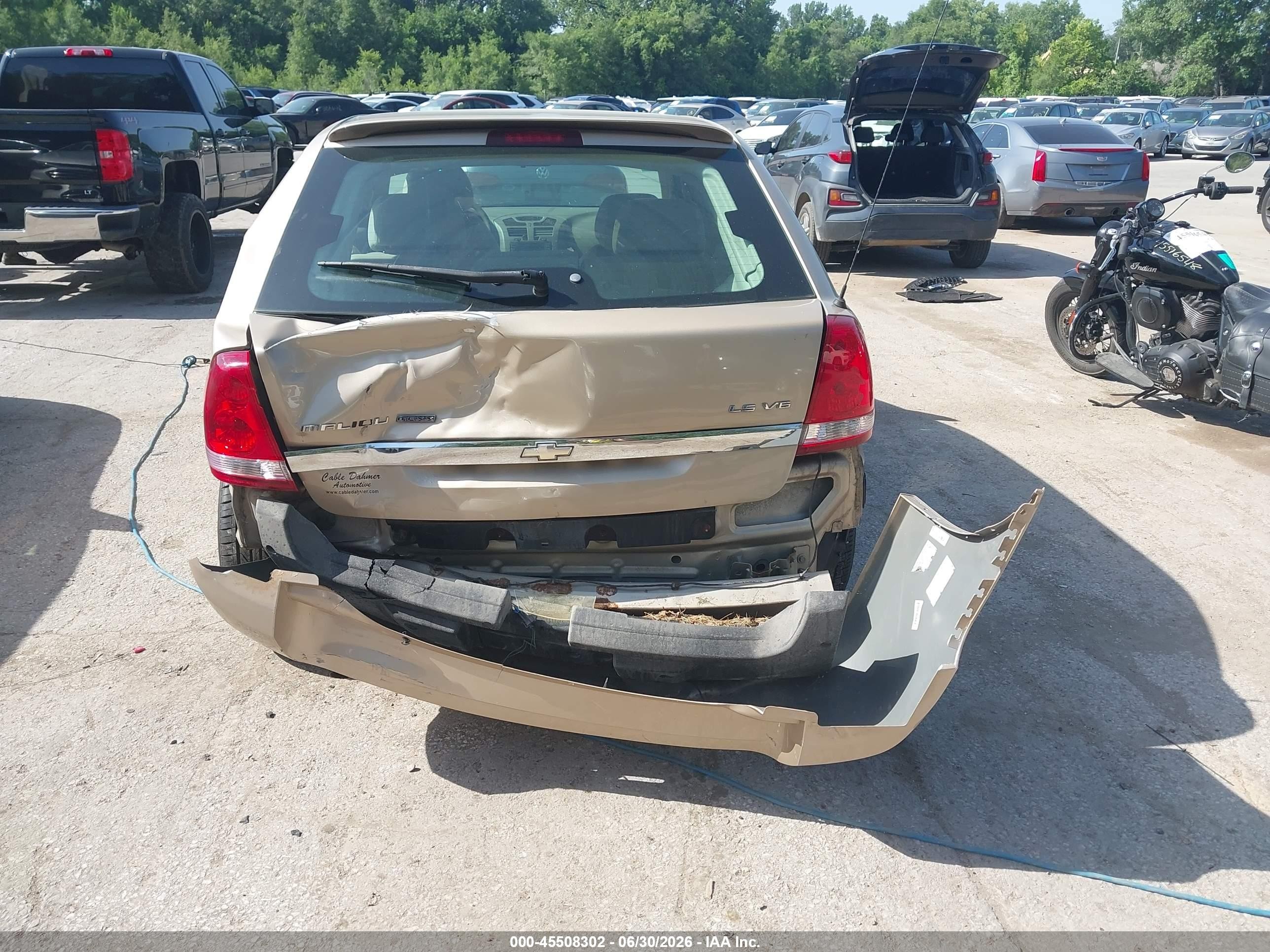 2005 Chevrolet Malibu Maxx Ls Tan vin: 1G1ZT62865F316357