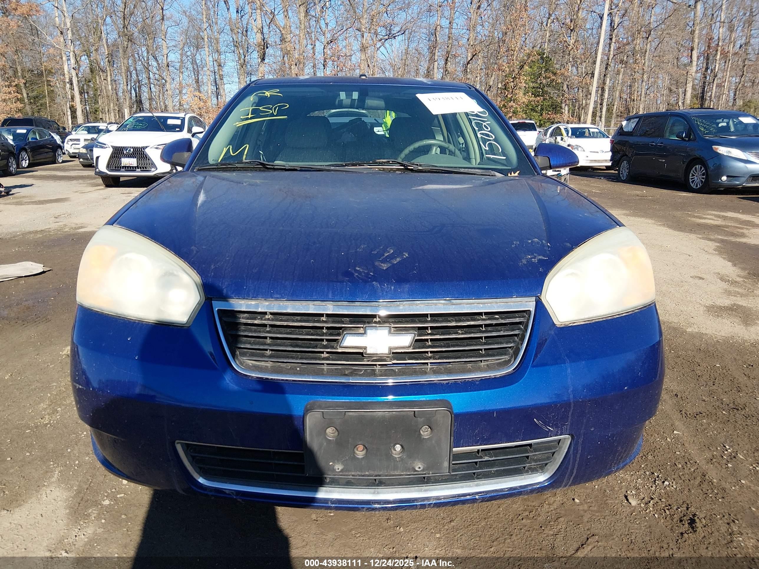 2006 Chevrolet Malibu Maxx Lt Blue vin: 1G1ZT63856F150218