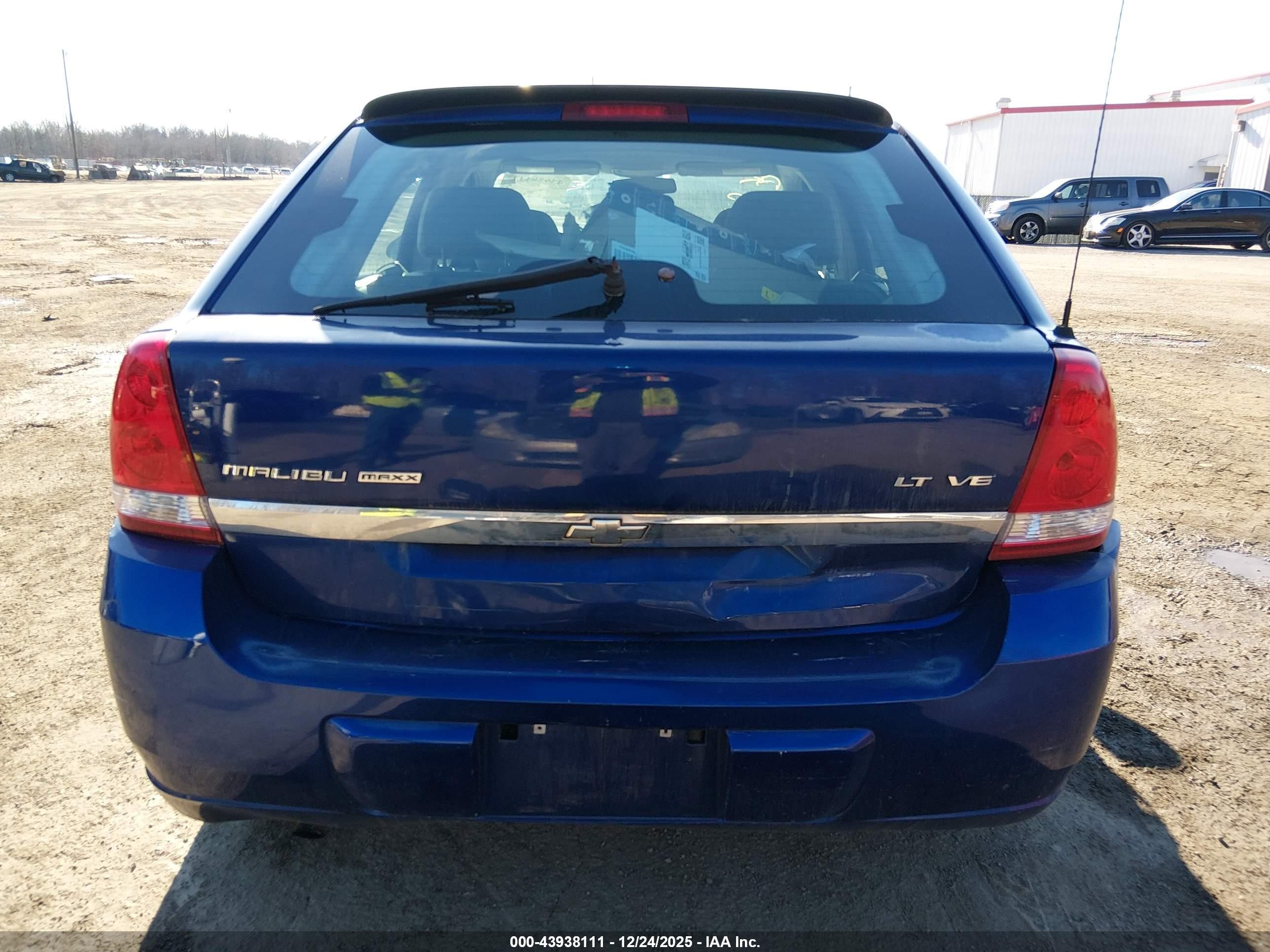 2006 Chevrolet Malibu Maxx Lt Blue vin: 1G1ZT63856F150218