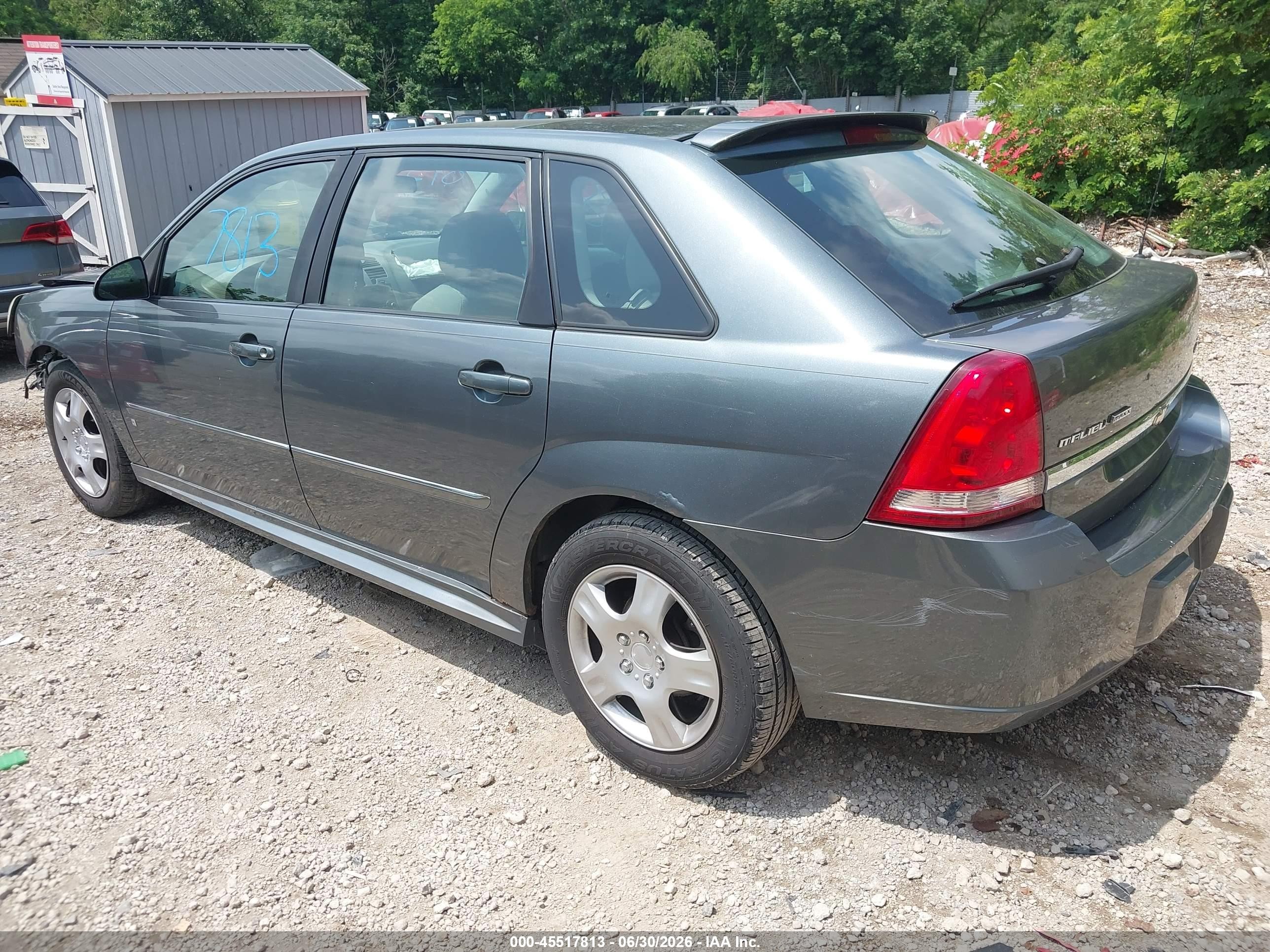 2006 Chevrolet Malibu Maxx Lt Gray vin: 1G1ZT63876F256220