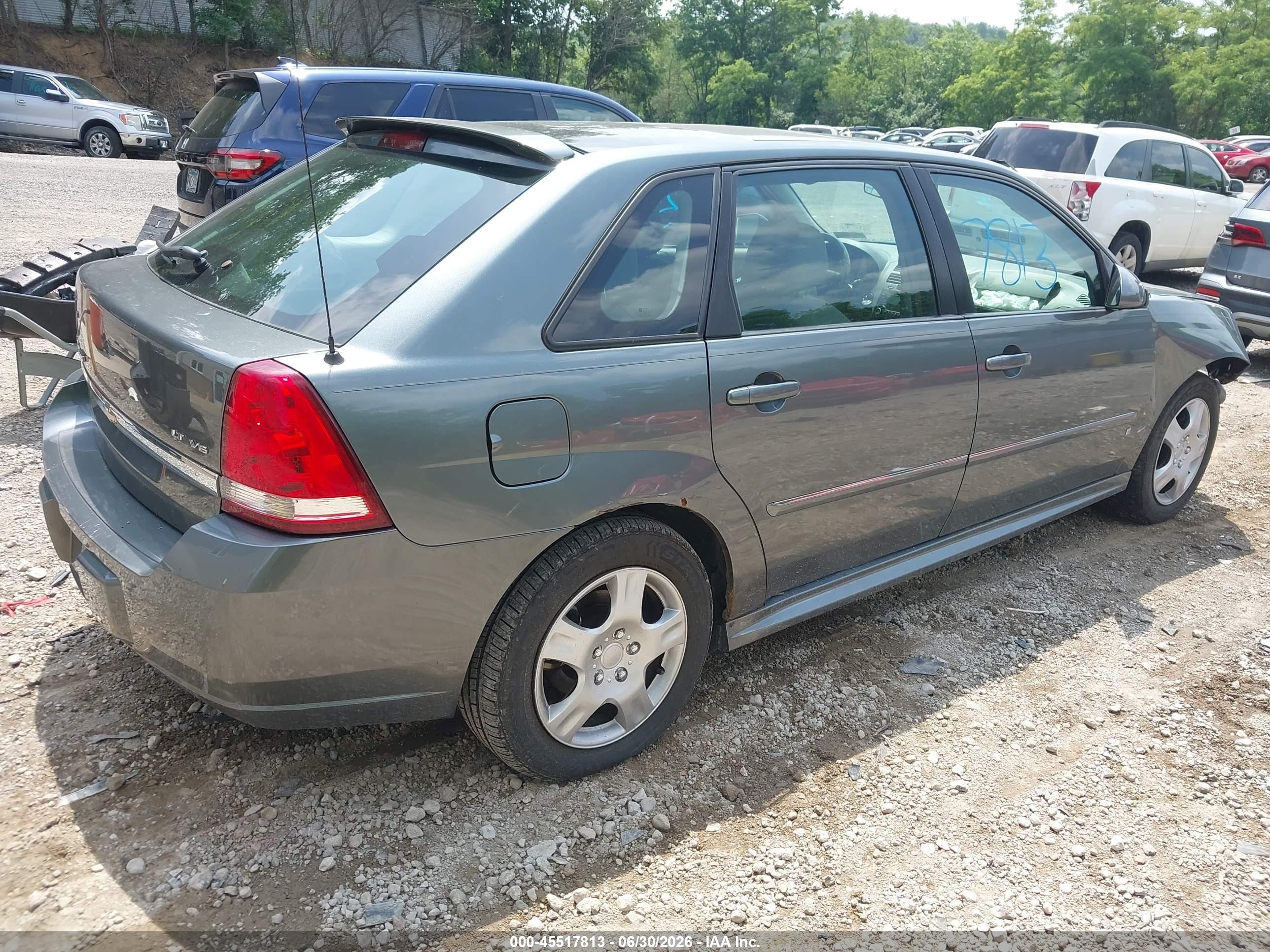 2006 Chevrolet Malibu Maxx Lt Gray vin: 1G1ZT63876F256220