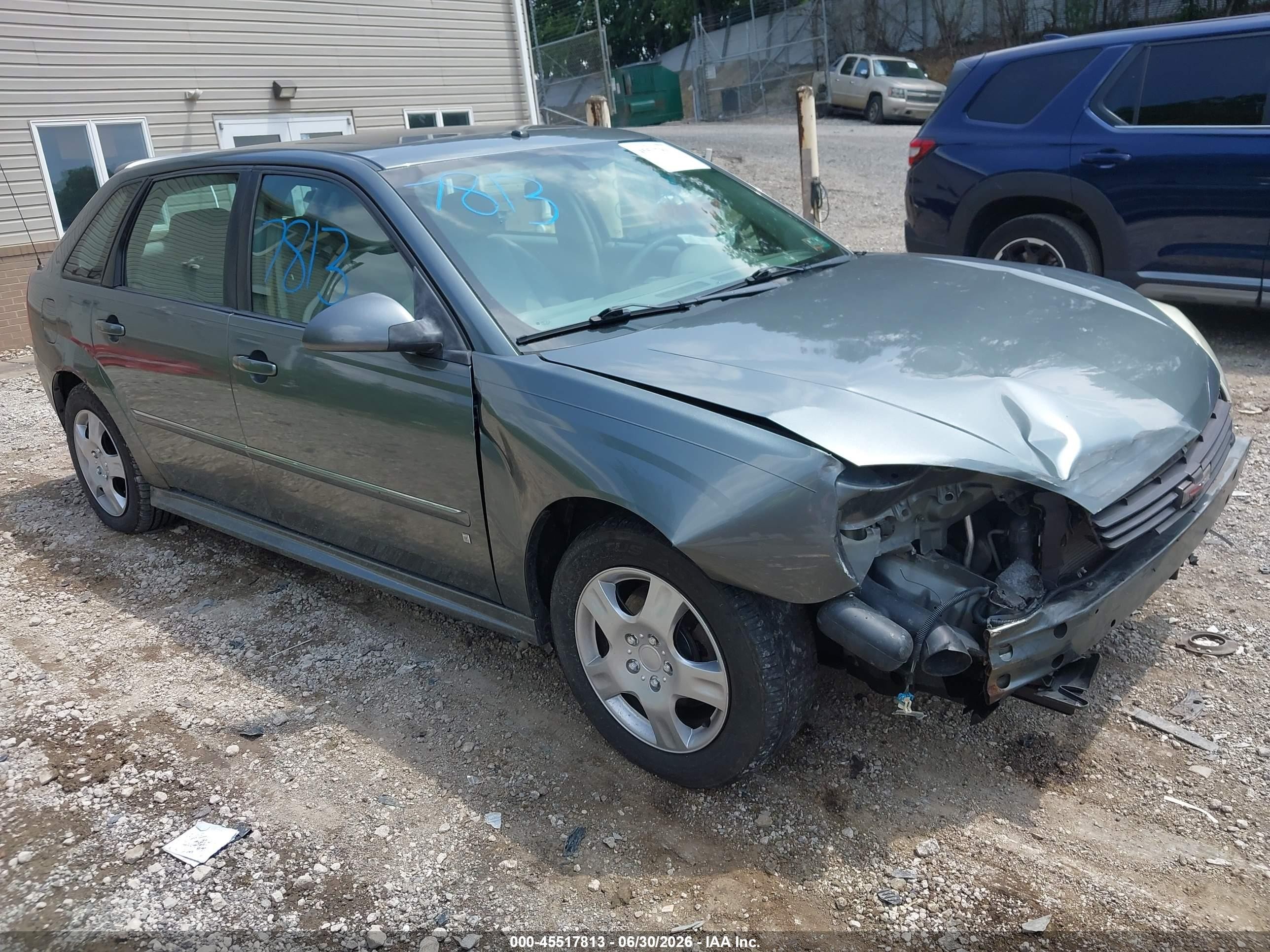 2006 Chevrolet Malibu Maxx Lt Серый vin: 1G1ZT63876F256220
