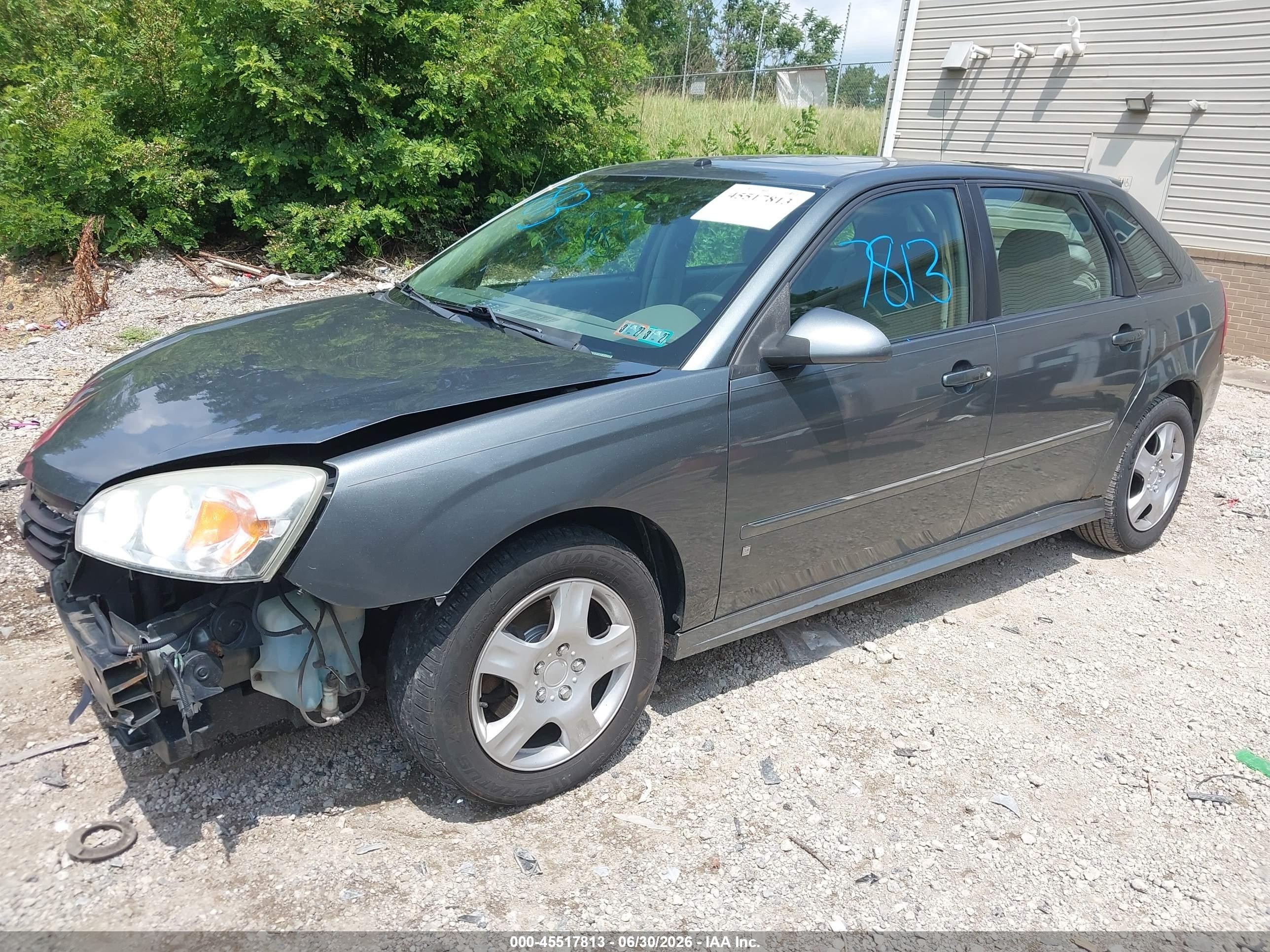 2006 Chevrolet Malibu Maxx Lt Gray vin: 1G1ZT63876F256220
