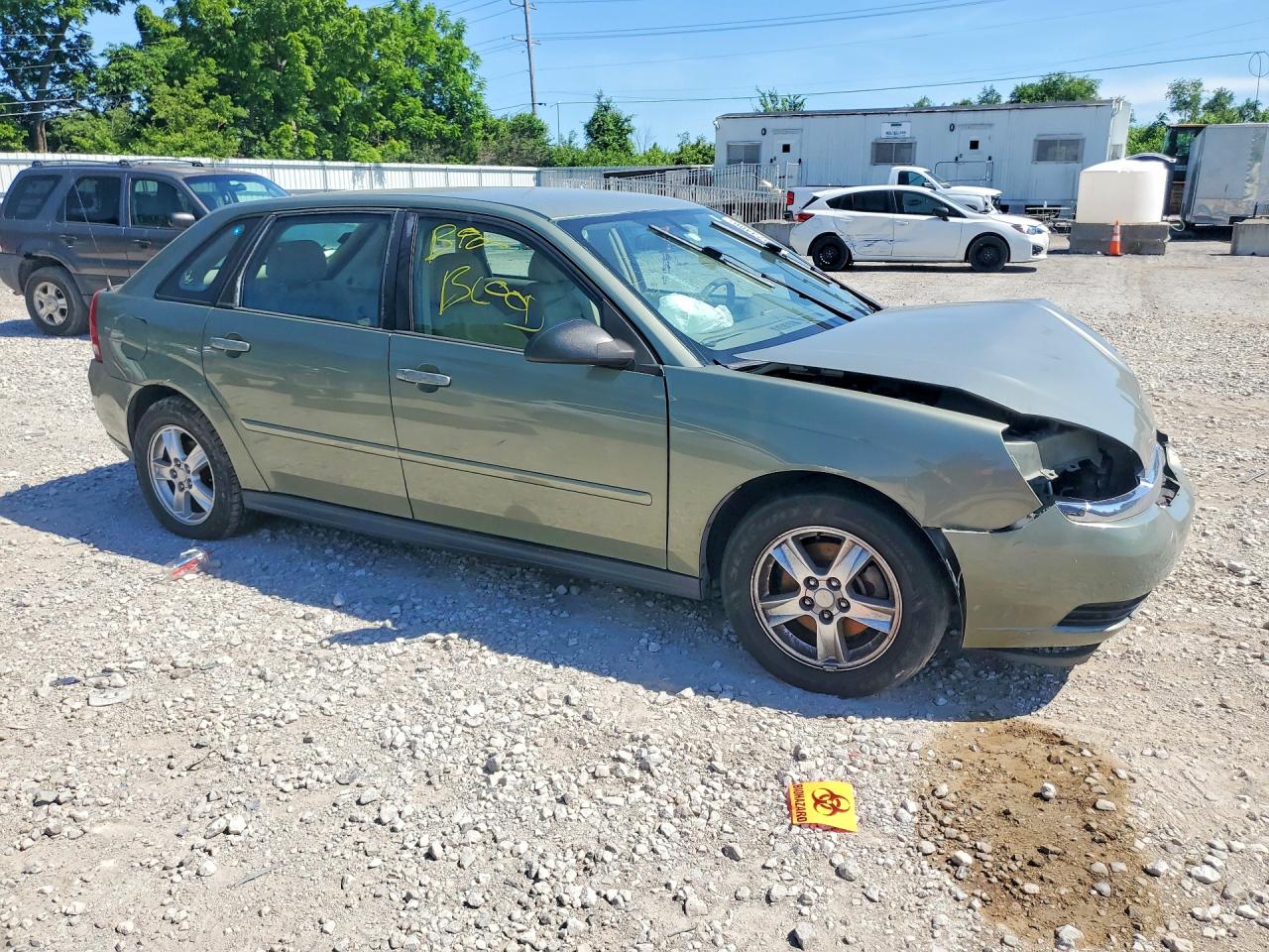 2005 Chevrolet Malibu Maxx Ls Green vin: 1G1ZT64805F221936