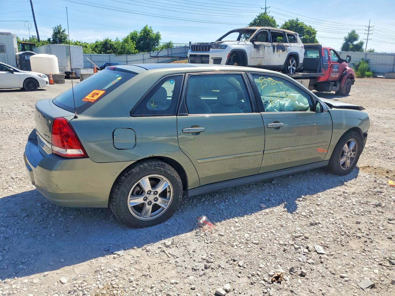 2005 Chevrolet Malibu Maxx Ls Green vin: 1G1ZT64805F221936