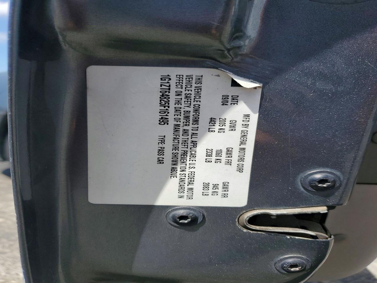 2005 Chevrolet Malibu Maxx Ls Gray vin: 1G1ZT64825F161495
