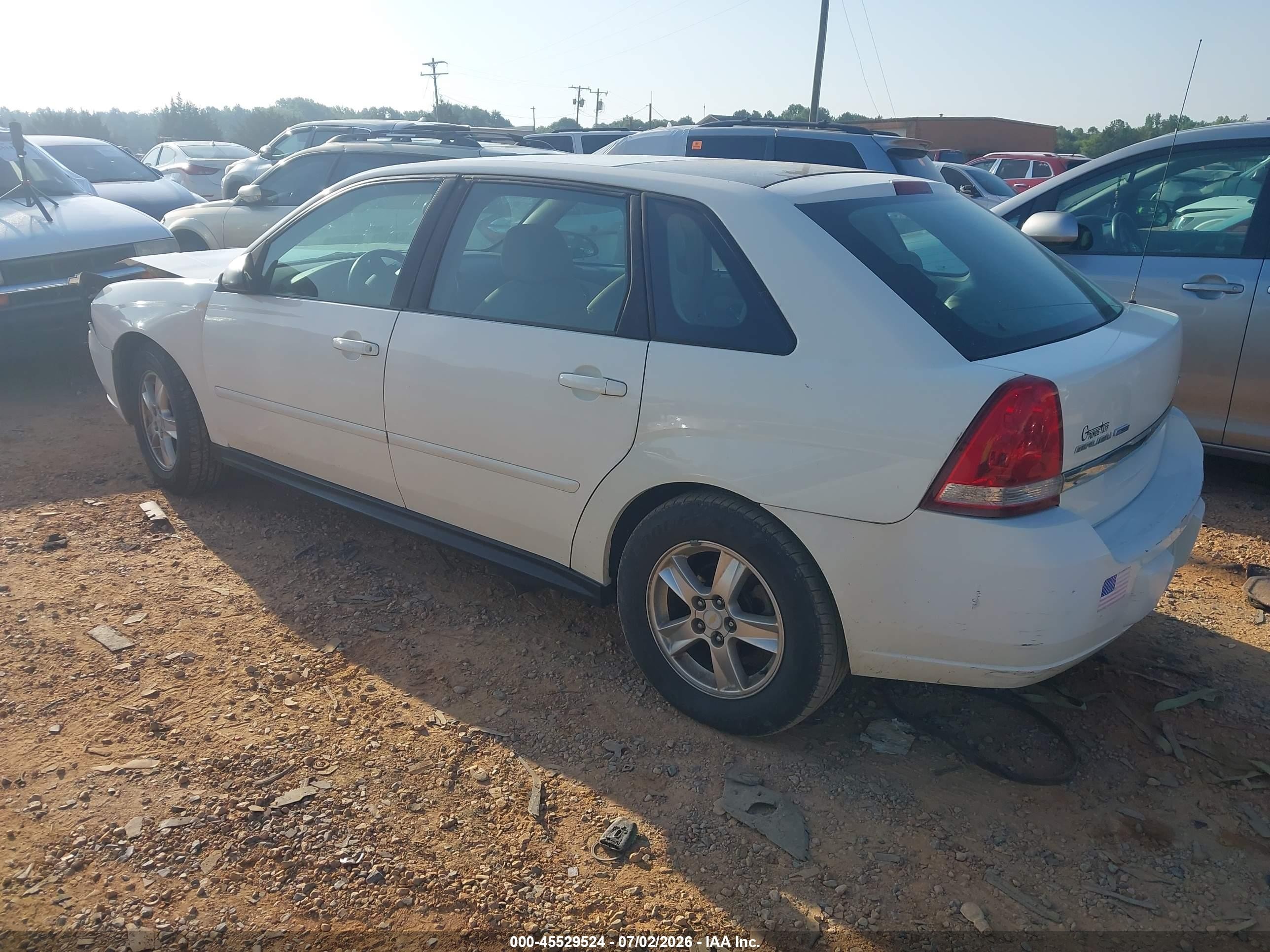 2005 Chevrolet Malibu Maxx Ls White vin: 1G1ZT64875F146992