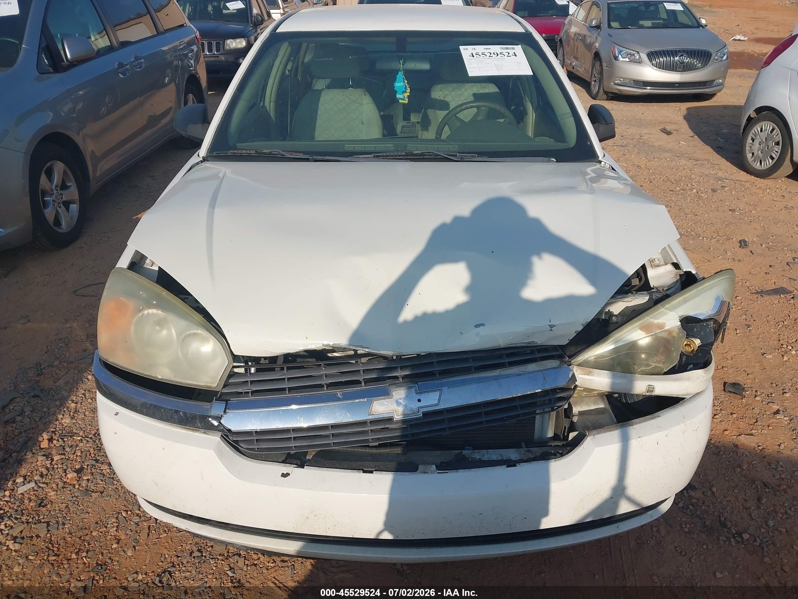 2005 Chevrolet Malibu Maxx Ls White vin: 1G1ZT64875F146992