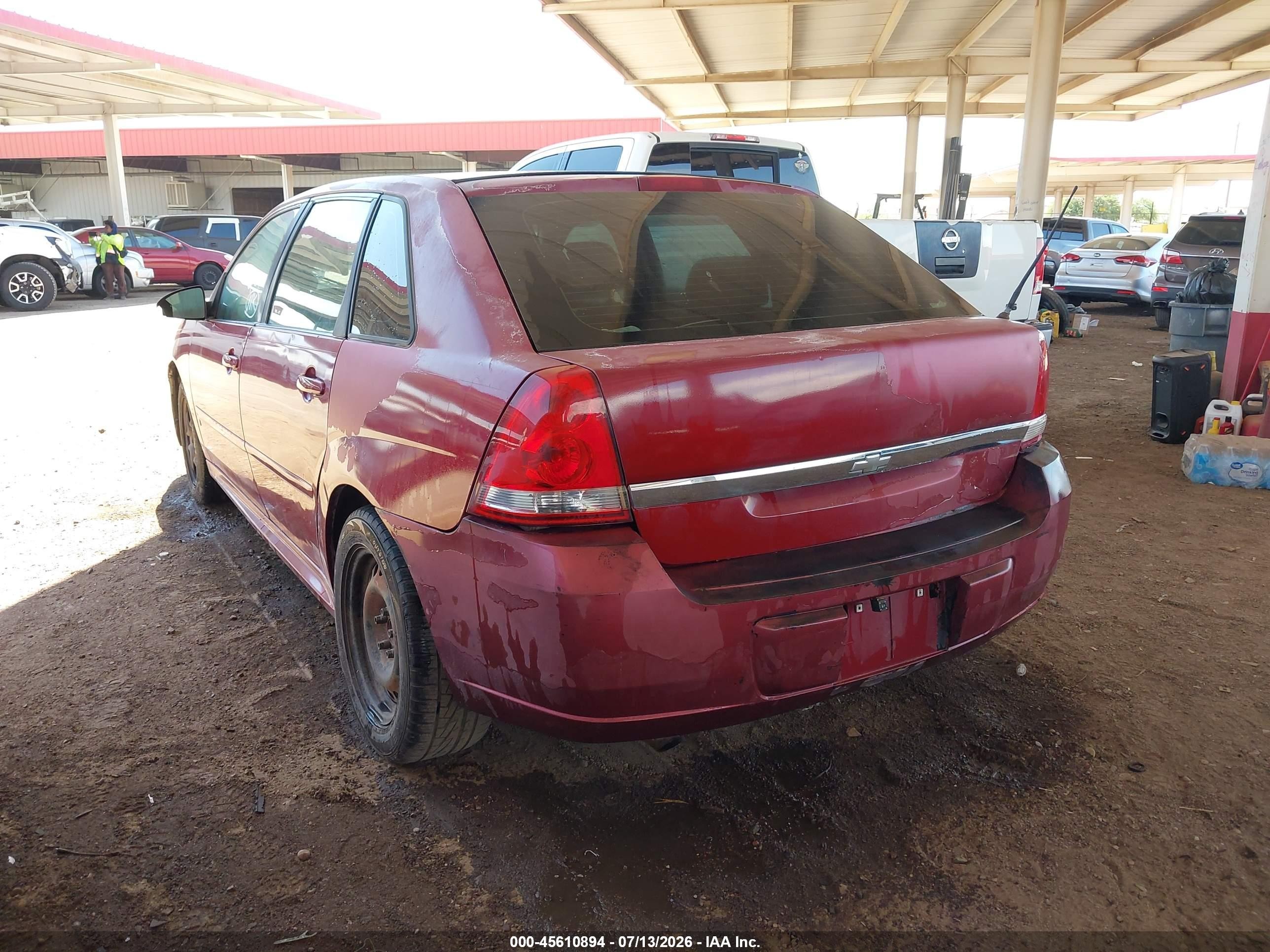 2007 Chevrolet Malibu Maxx Lt Red vin: 1G1ZT68N67F137171