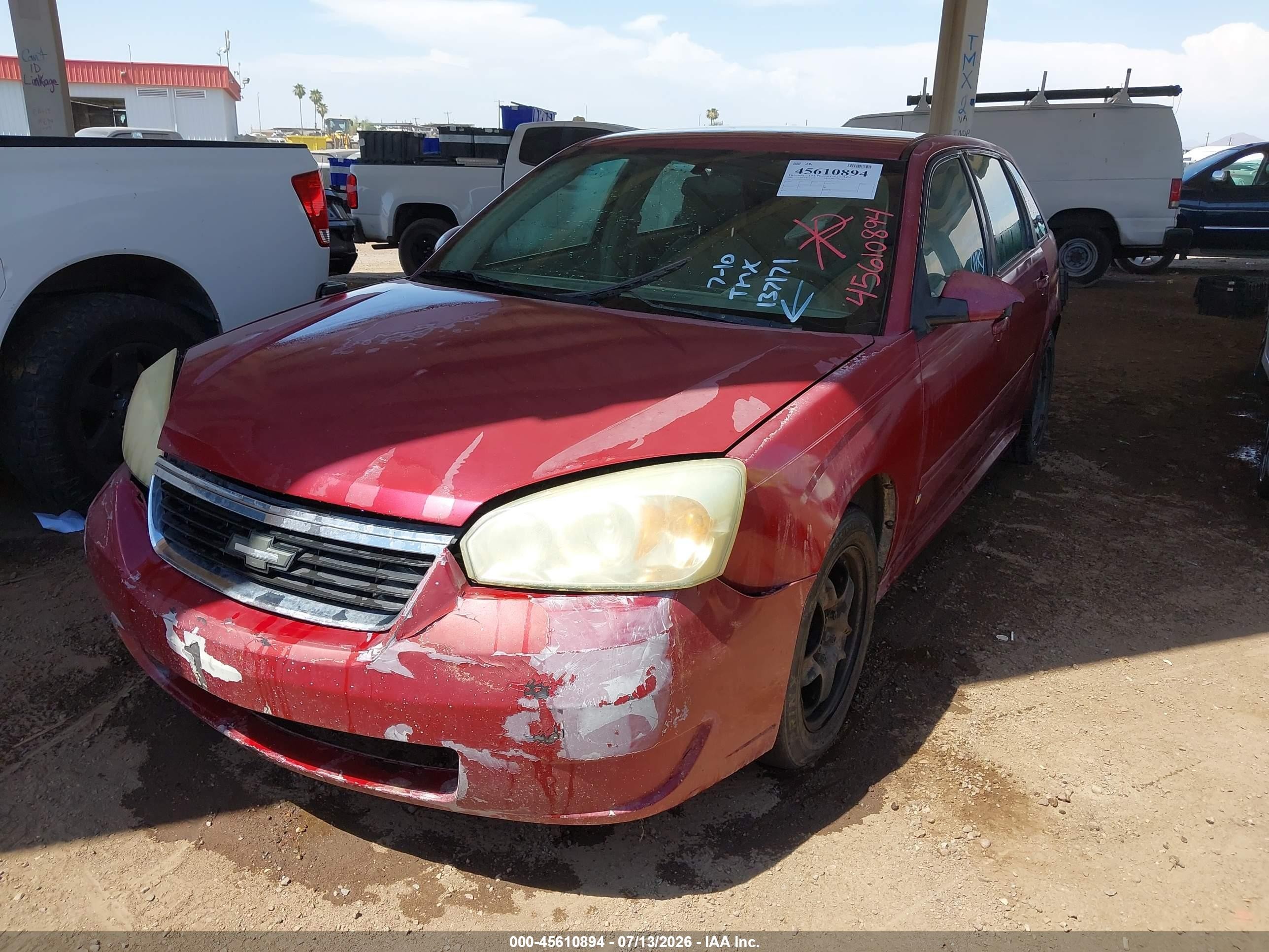 2007 Chevrolet Malibu Maxx Lt Red vin: 1G1ZT68N67F137171
