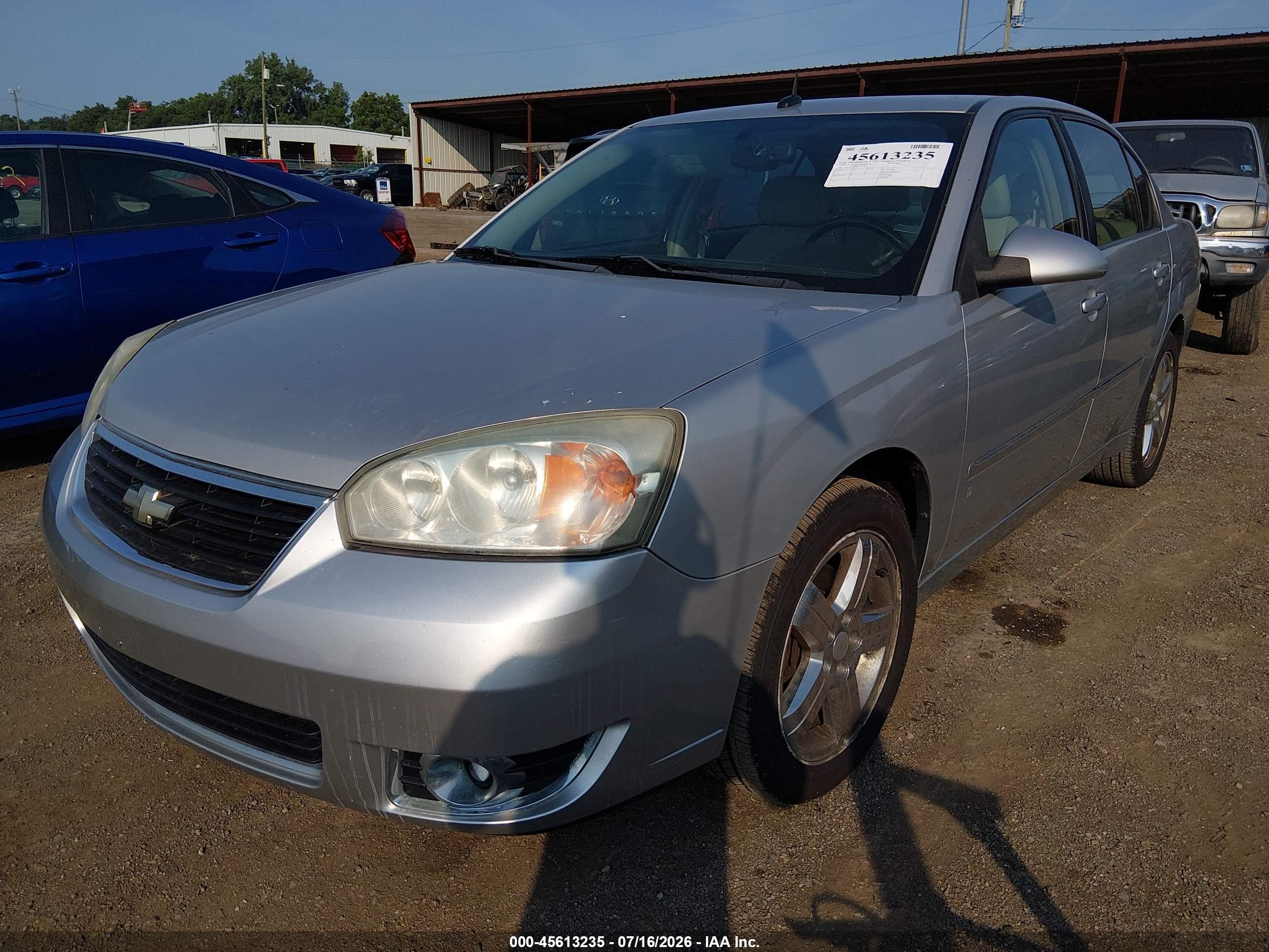 2006 Chevrolet Malibu Ltz Silver vin: 1G1ZU53806F217878