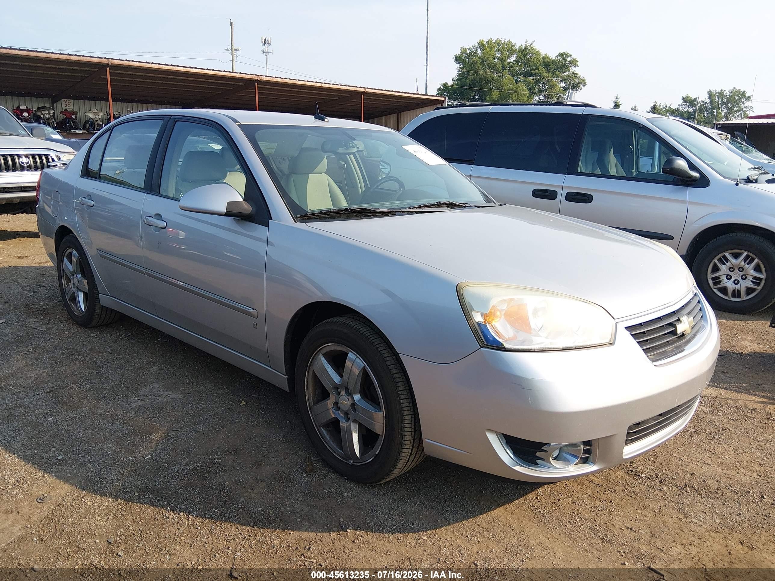 2006 Chevrolet Malibu Ltz Silver vin: 1G1ZU53806F217878