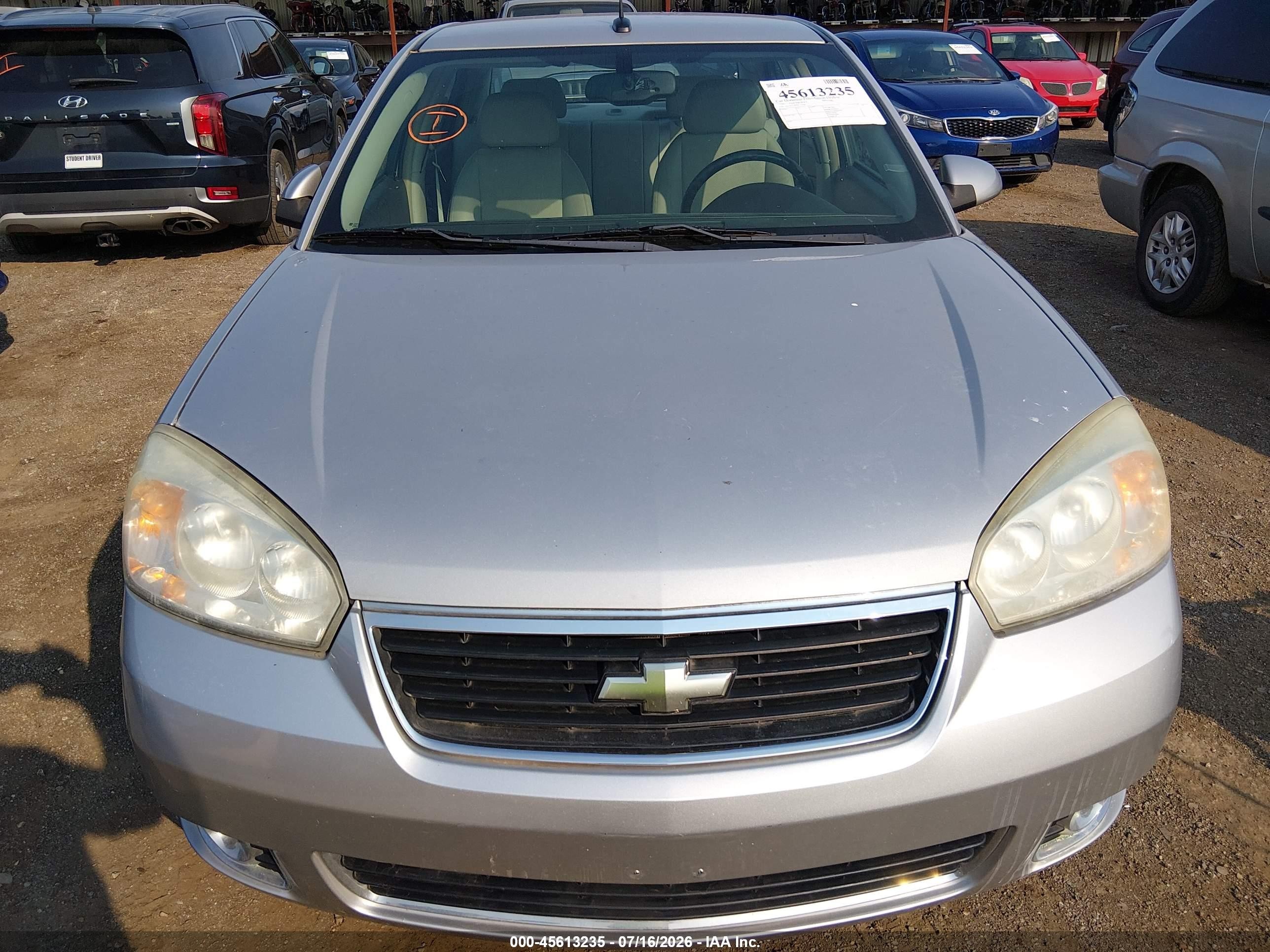 2006 Chevrolet Malibu Ltz Silver vin: 1G1ZU53806F217878