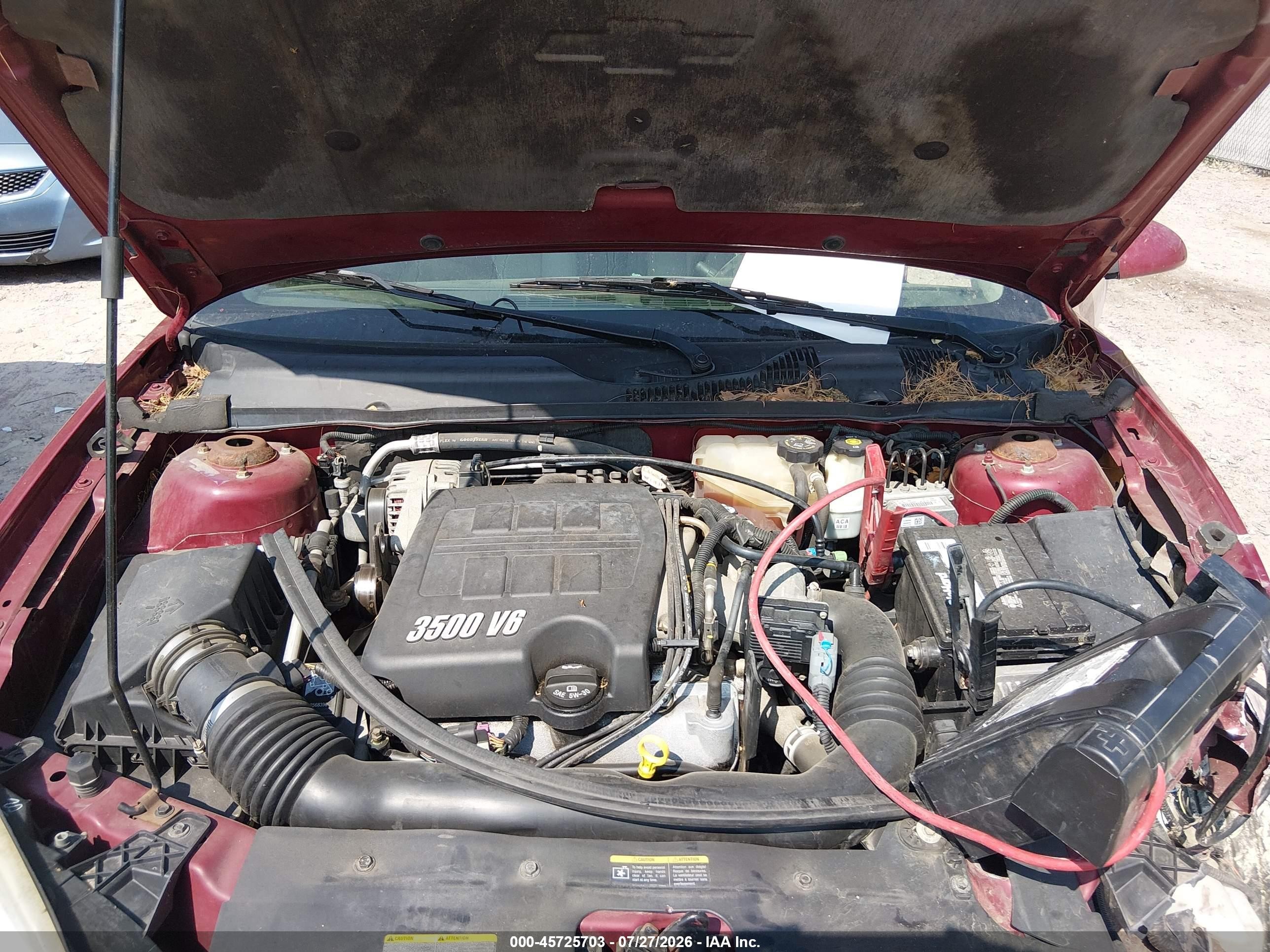 2006 Chevrolet Malibu Ltz Maroon vin: 1G1ZU53896F131677